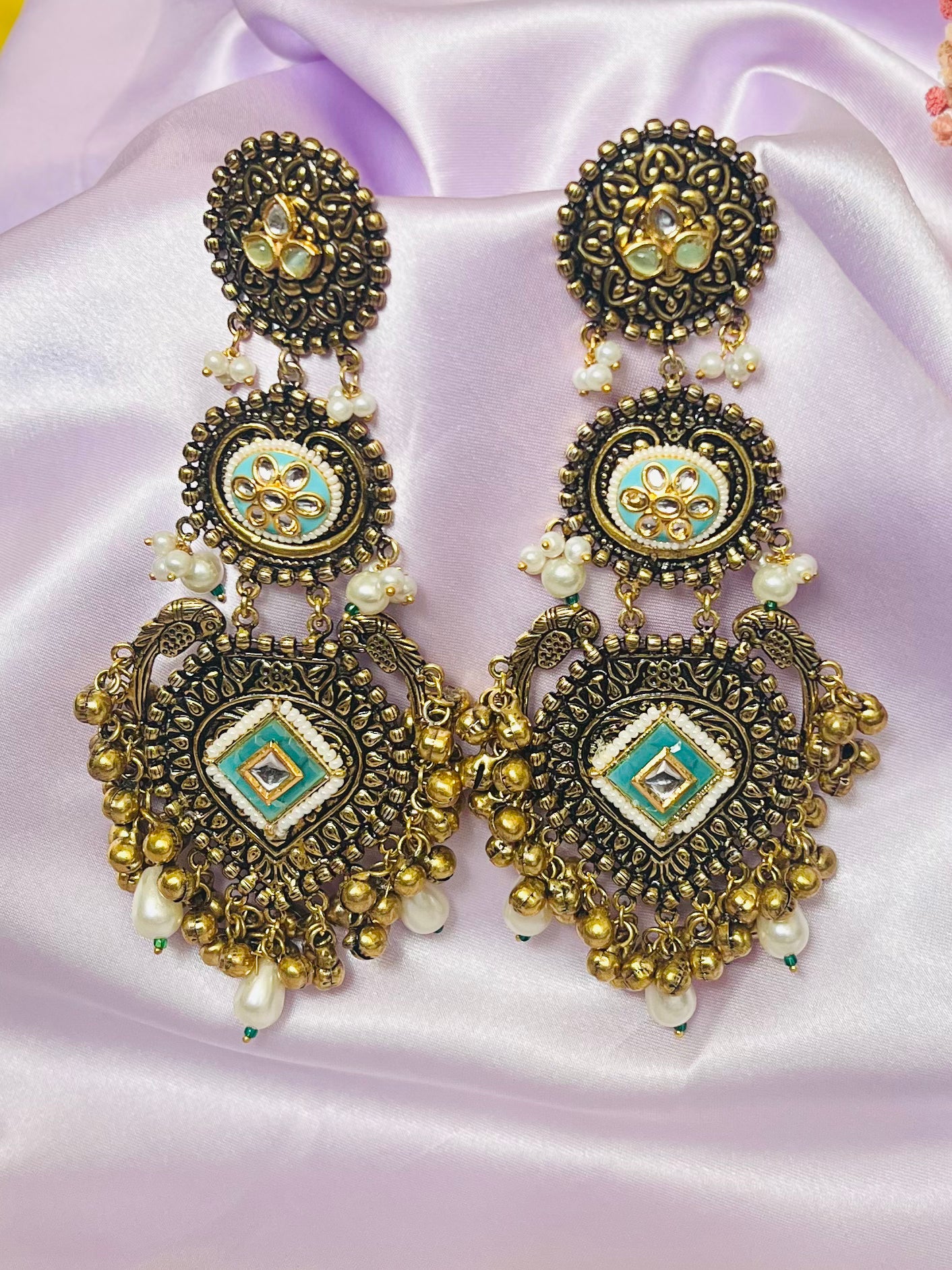 Nargis Statement Dangler Earring DB-GP117200Z2