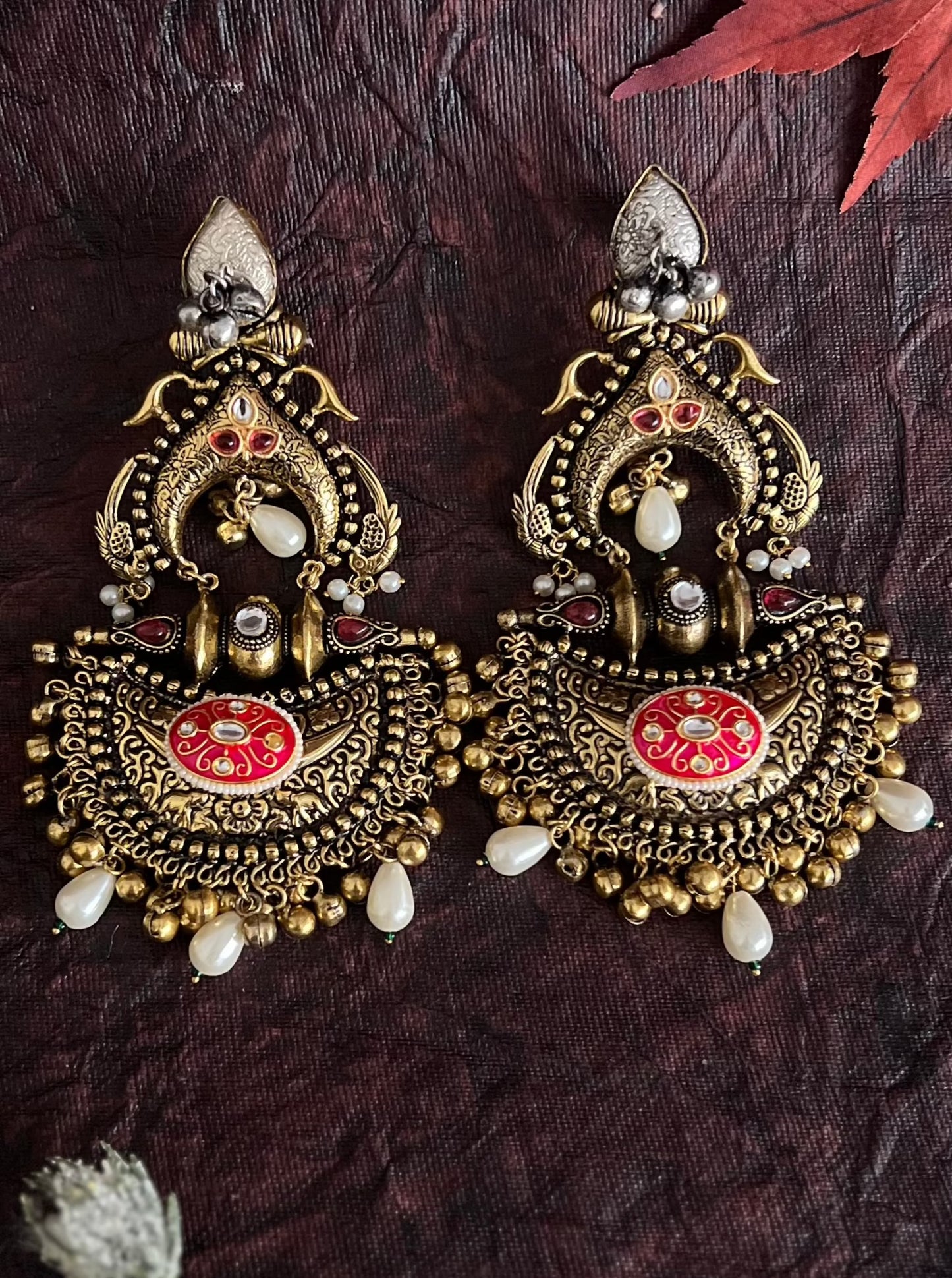 Heena Statement Dangler earrings DB-GP124000Z2