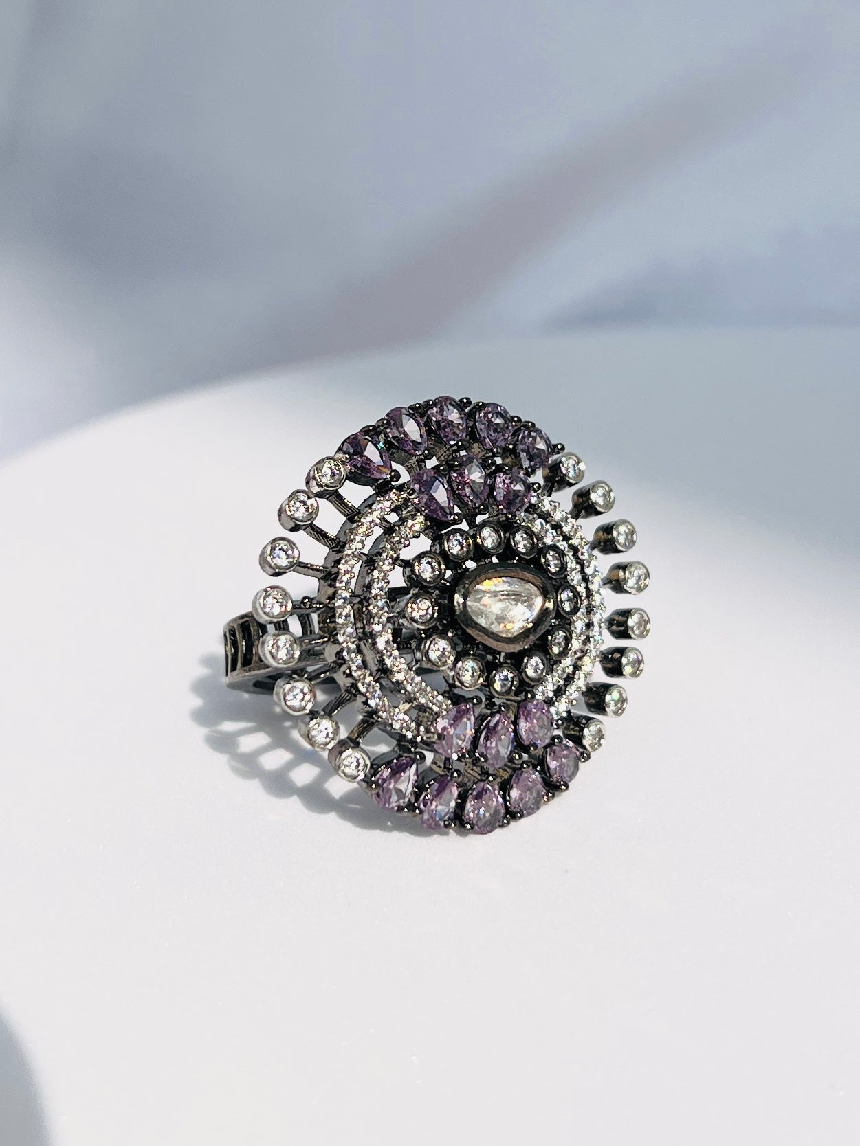 Lavie Cocktail Party ring in Lavender AD DB-AD19500Z2