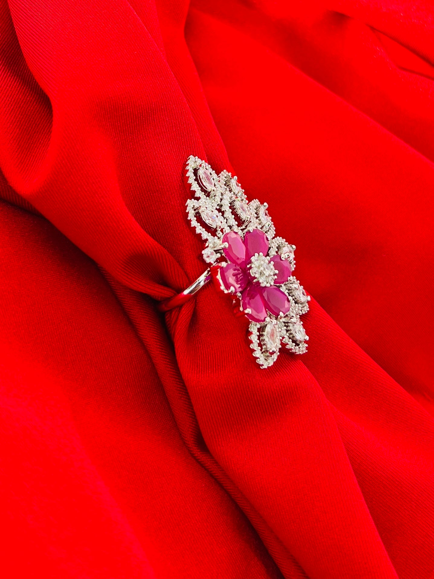 Pakhi Cocktail Ring Pink Ad DB-AD19500Z2