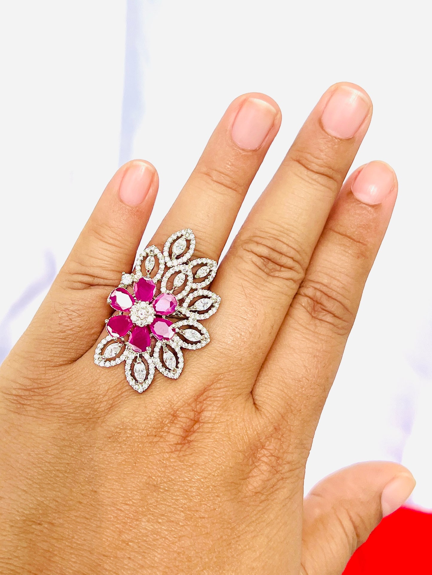 Pakhi Cocktail Ring Pink Ad DB-AD19500Z2