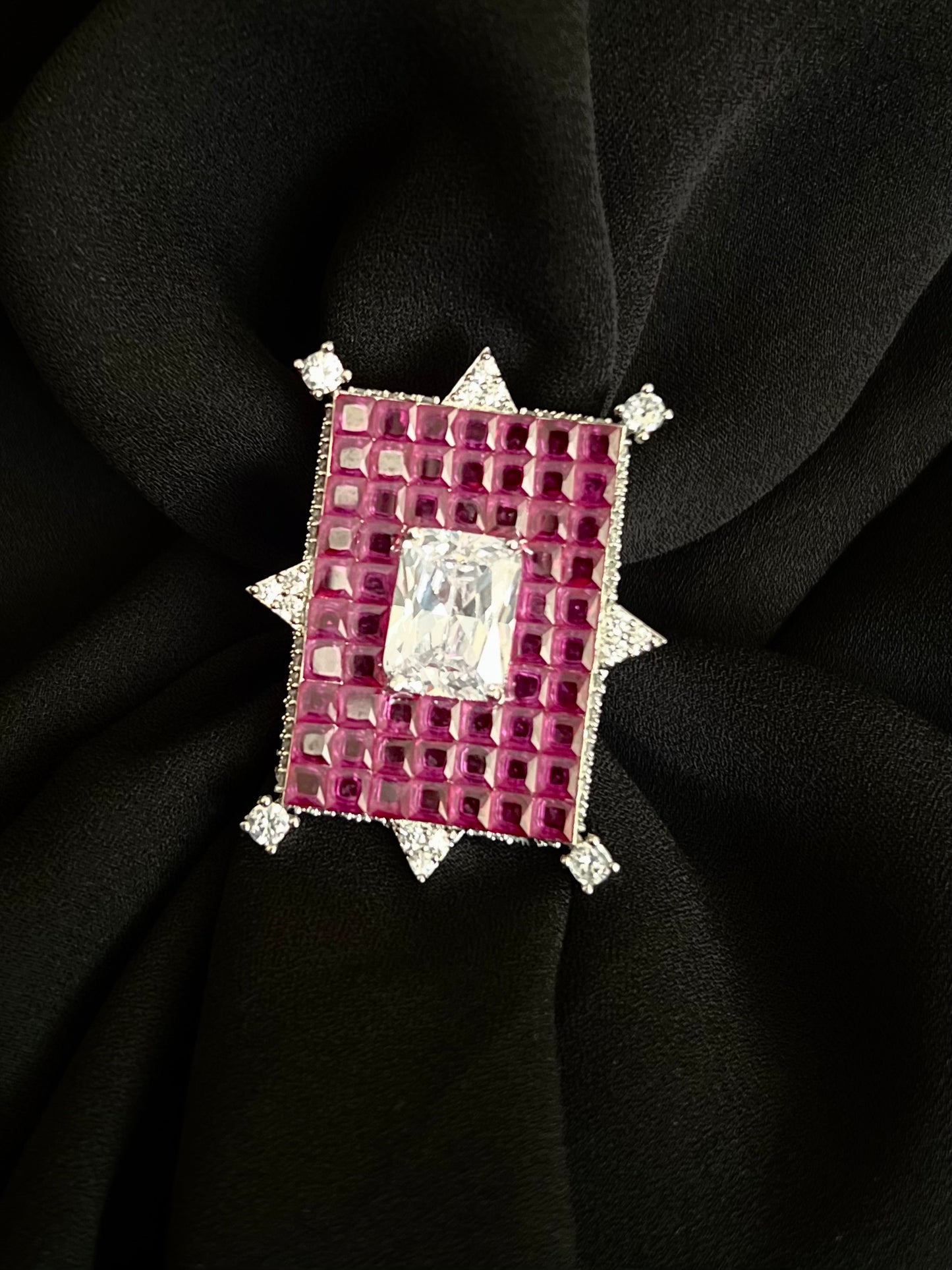 PINK COCKTAIL PARTY AD RING DB-AD19500Z2