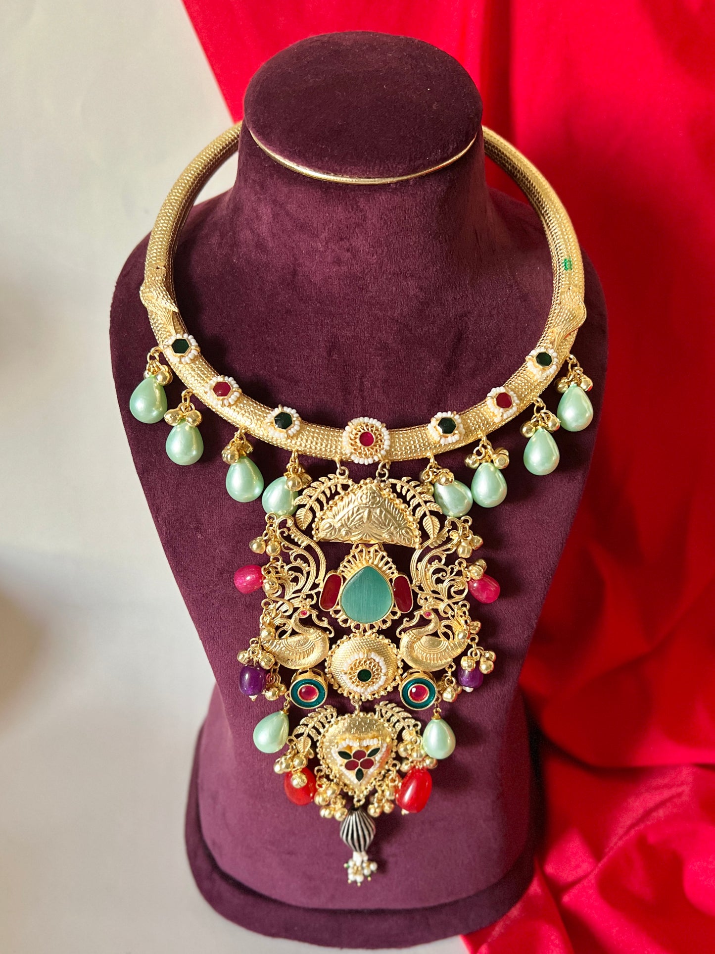 Mannat Rajwadi Hasli Statement Necklace DB-GP13000Z2