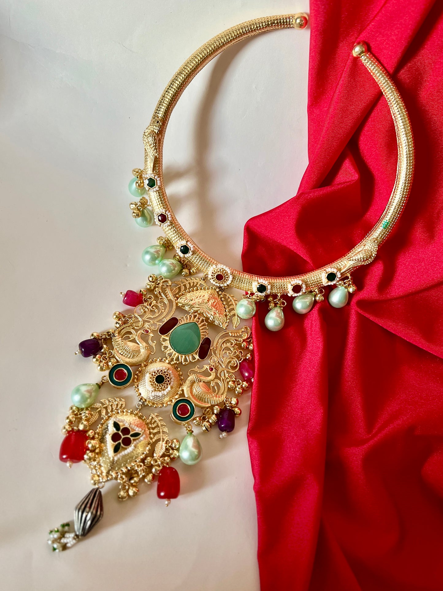 Mannat Rajwadi Hasli Statement Necklace DB-GP13000Z2