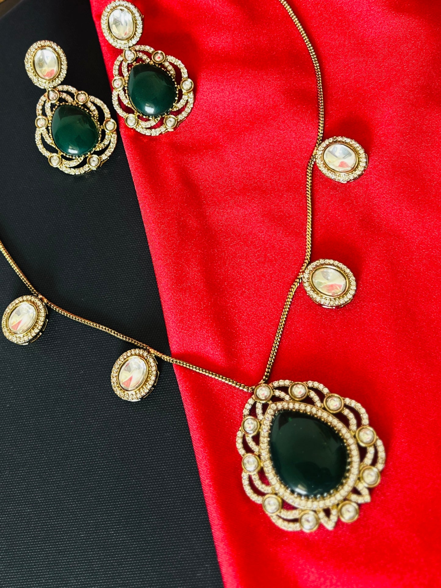 Rani Kundan pendant set DB-GP119000Z2