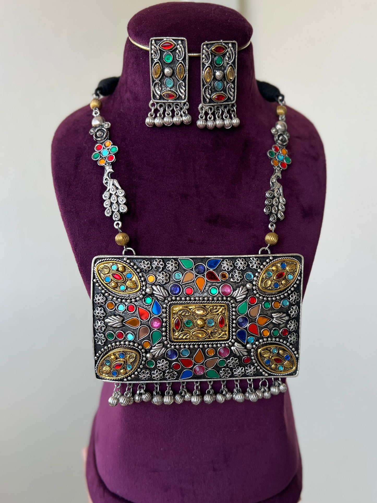 Zuri oxidised necklace DB-0X9000Z2