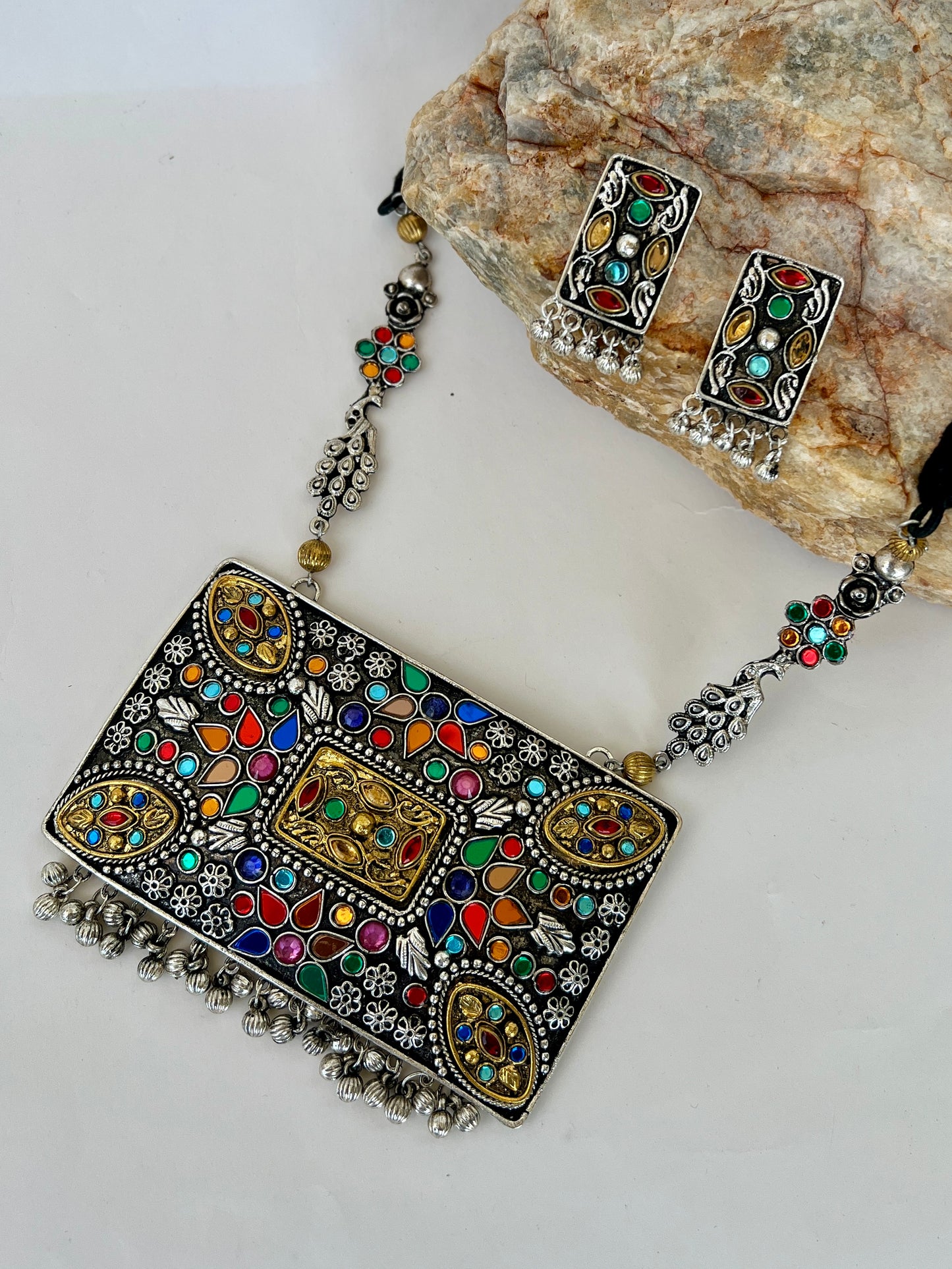 Zuri oxidised necklace DB-0X9000Z2