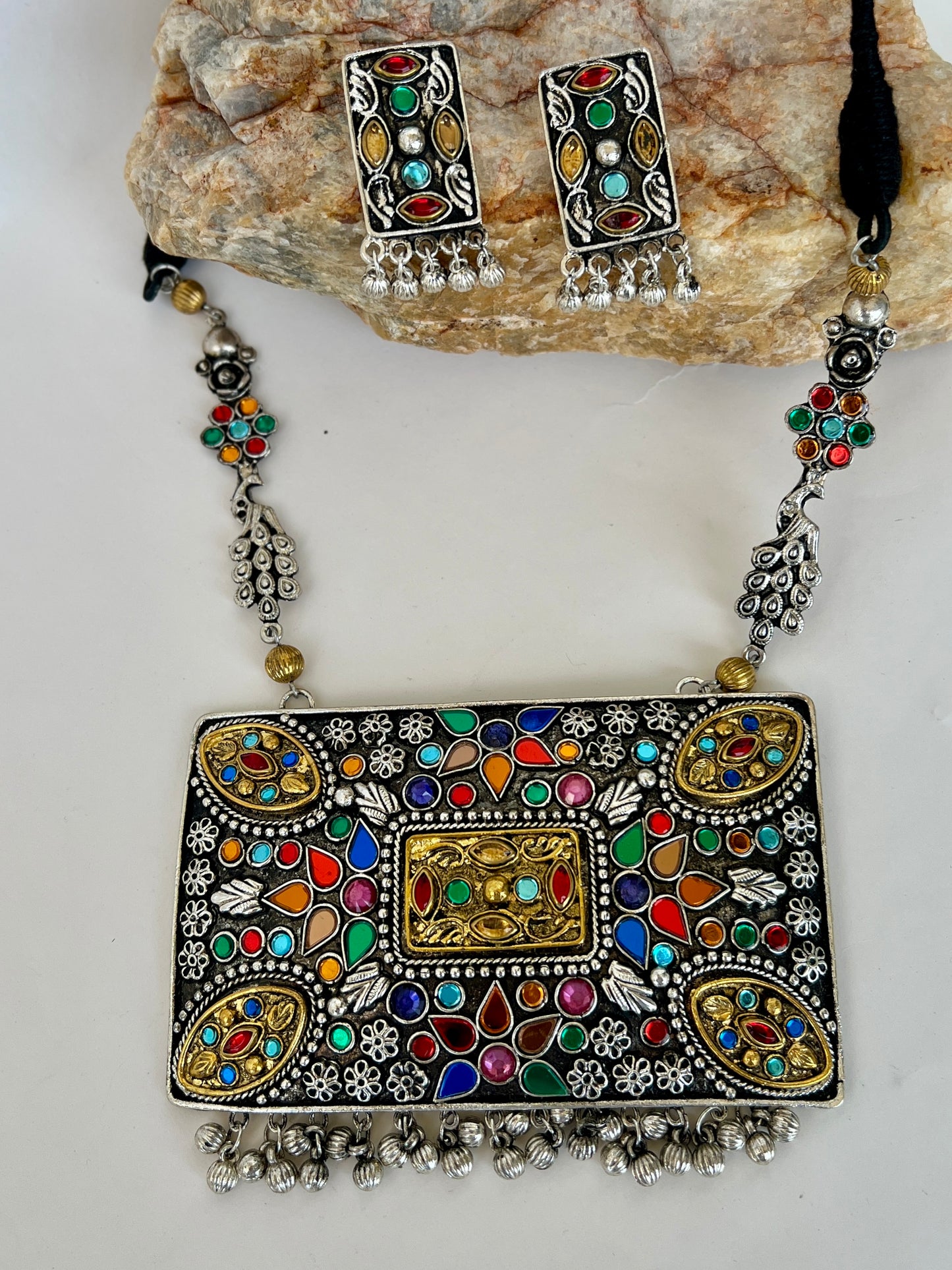 Zuri oxidised necklace DB-0X9000Z2