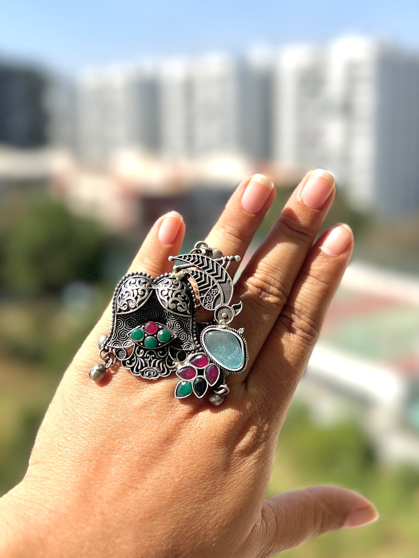 Fiona Oxidised Rings DB-OX4000Z2