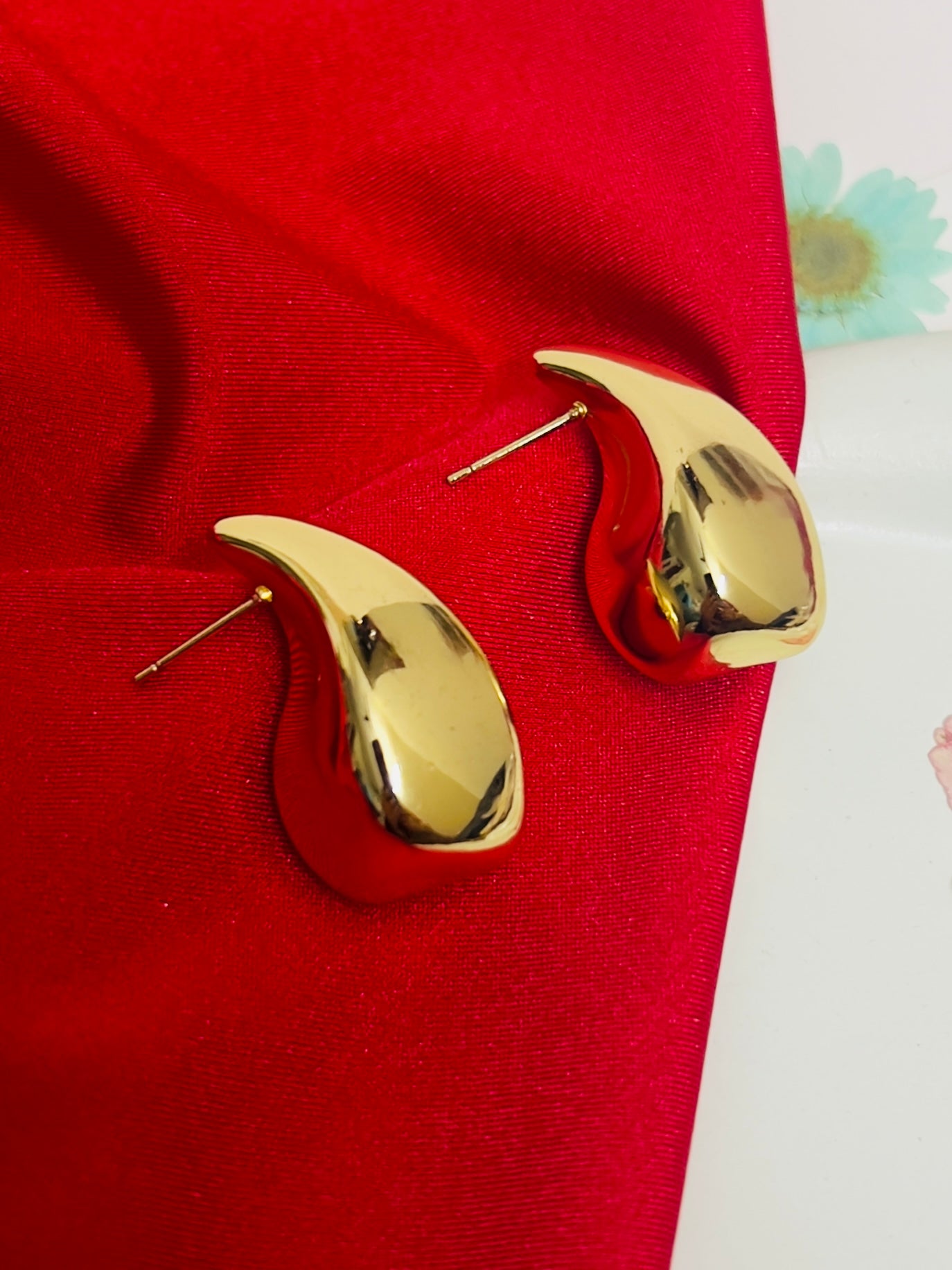 TEARDROP EARRINGS DB-GP1600X2