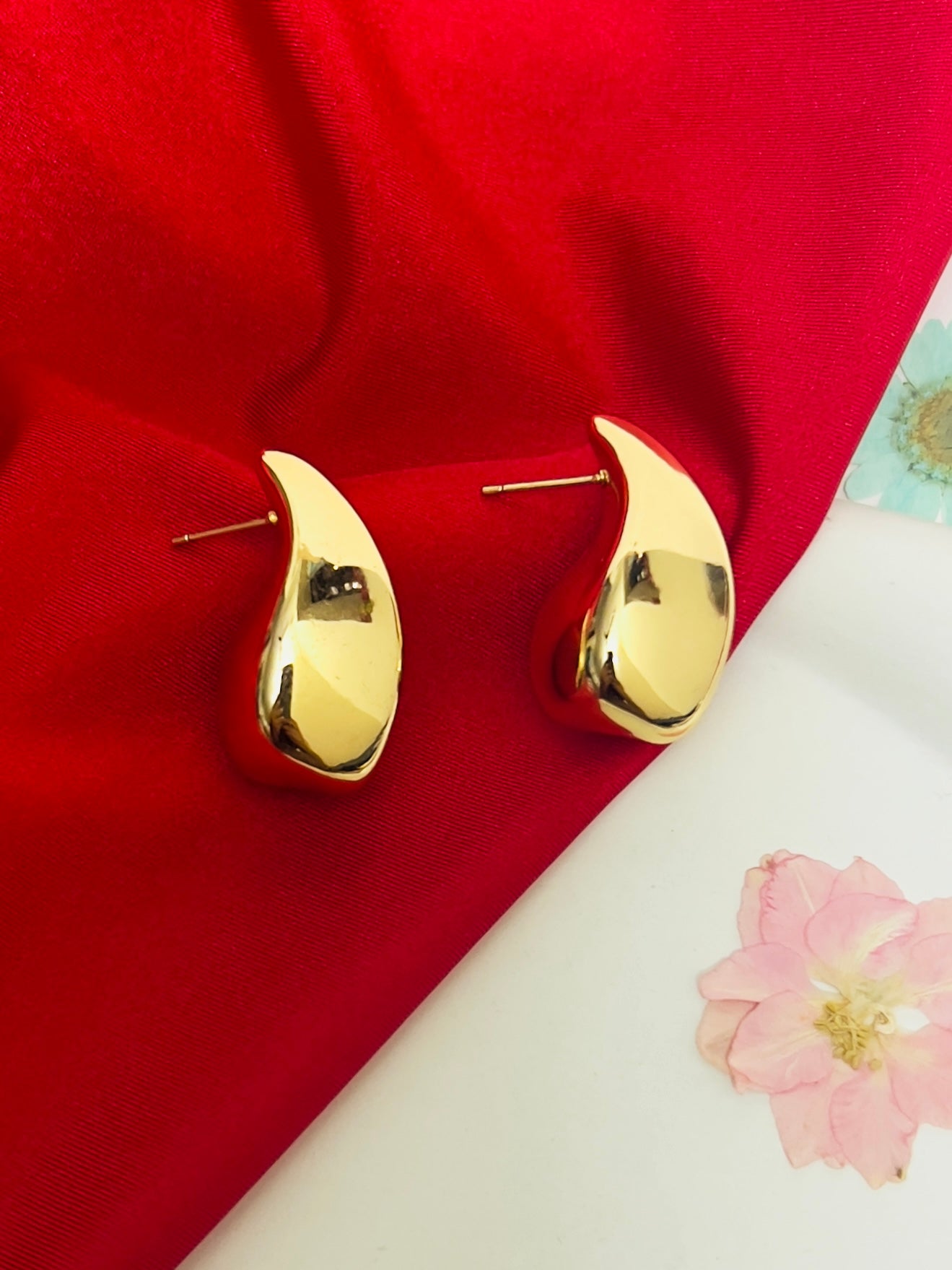 TEARDROP EARRINGS DB-GP1600X2