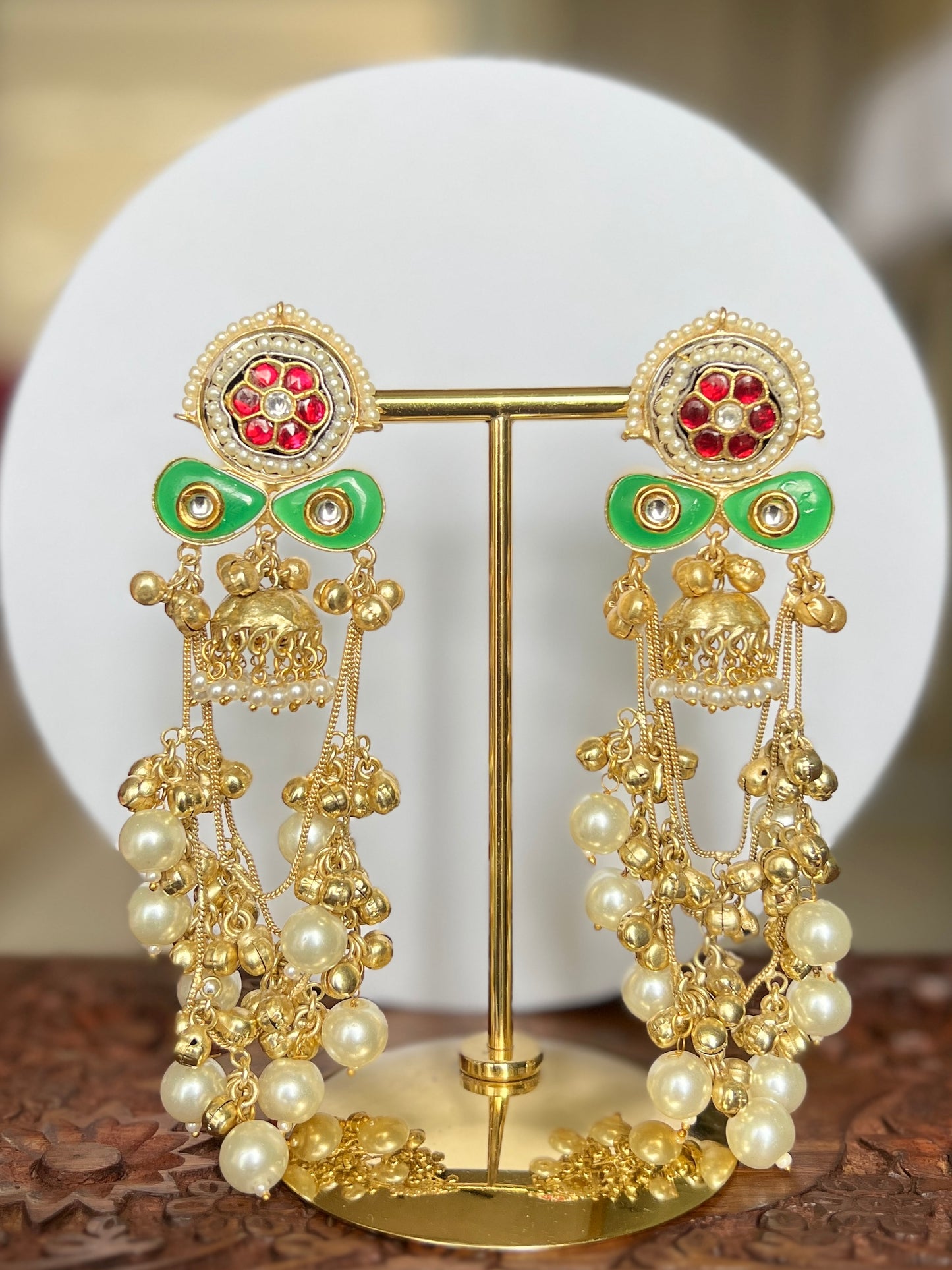 Mira Pachi Kundan Dangler Earrings DB-GP17402Z2