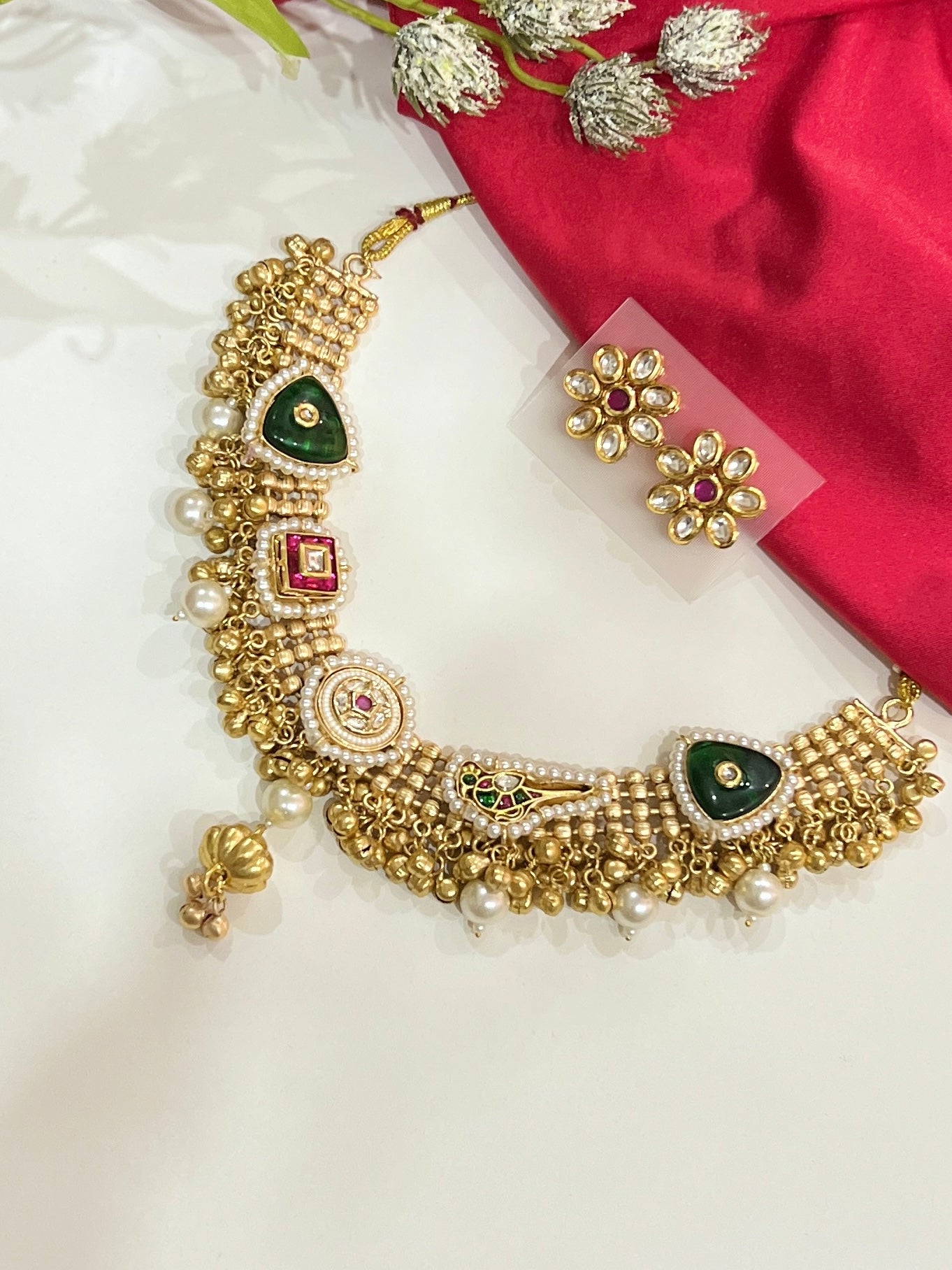 Niharika Fusion Jadau Necklace DB-GP142001Z2