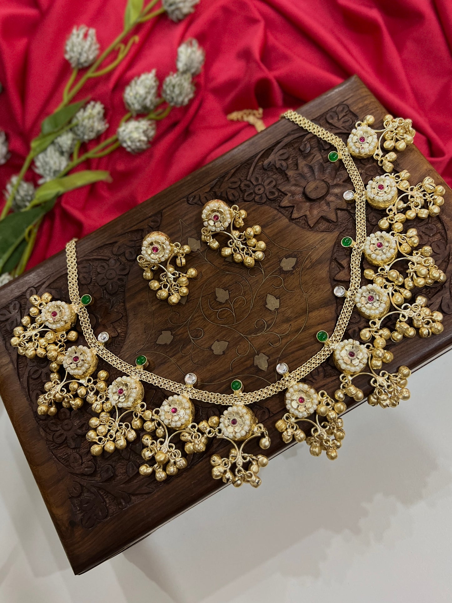 Aashvi Ghungroo Necklace Set DB-GP120001Z2