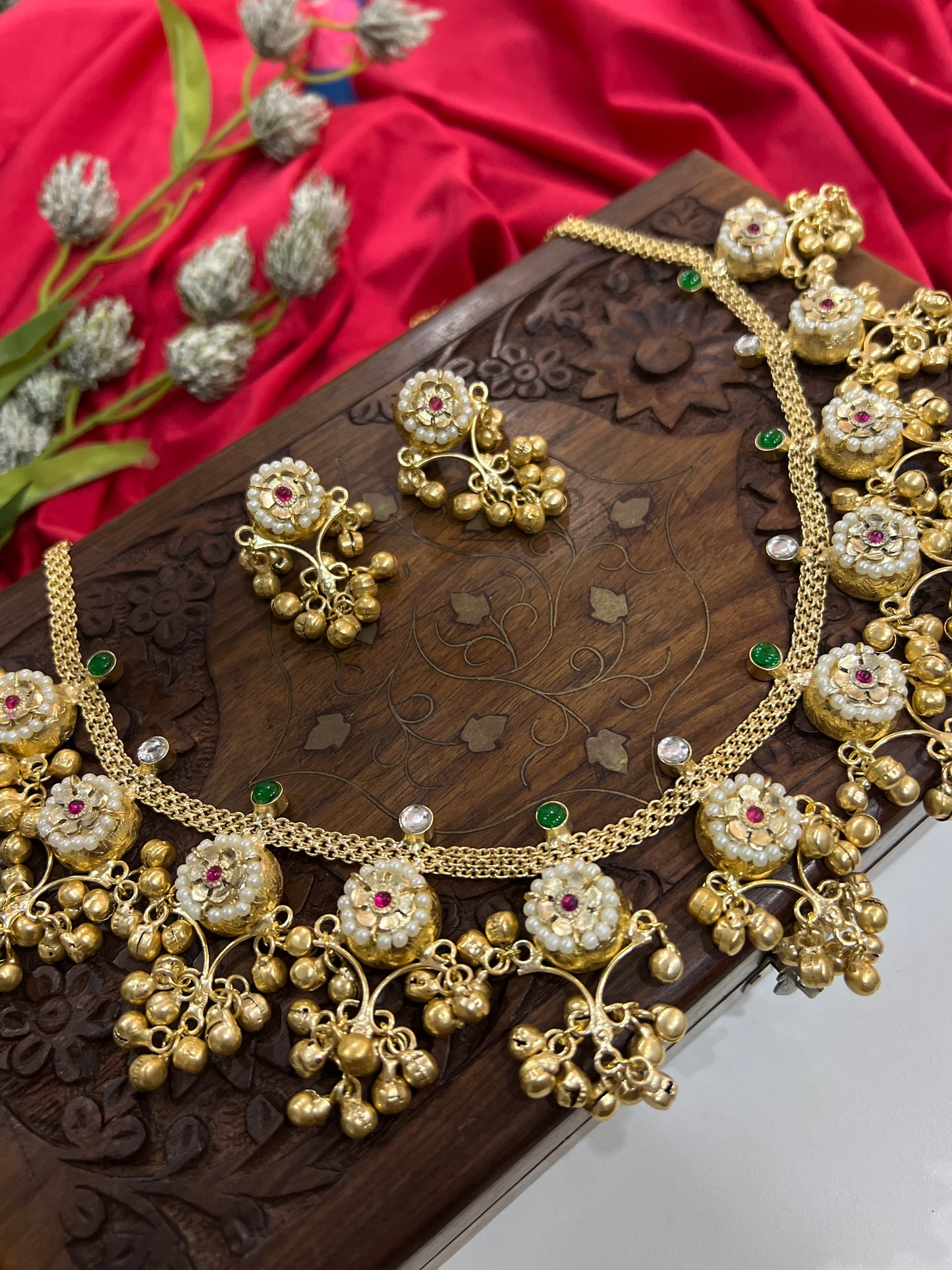 Aashvi Ghungroo Necklace Set DB-GP120001Z2