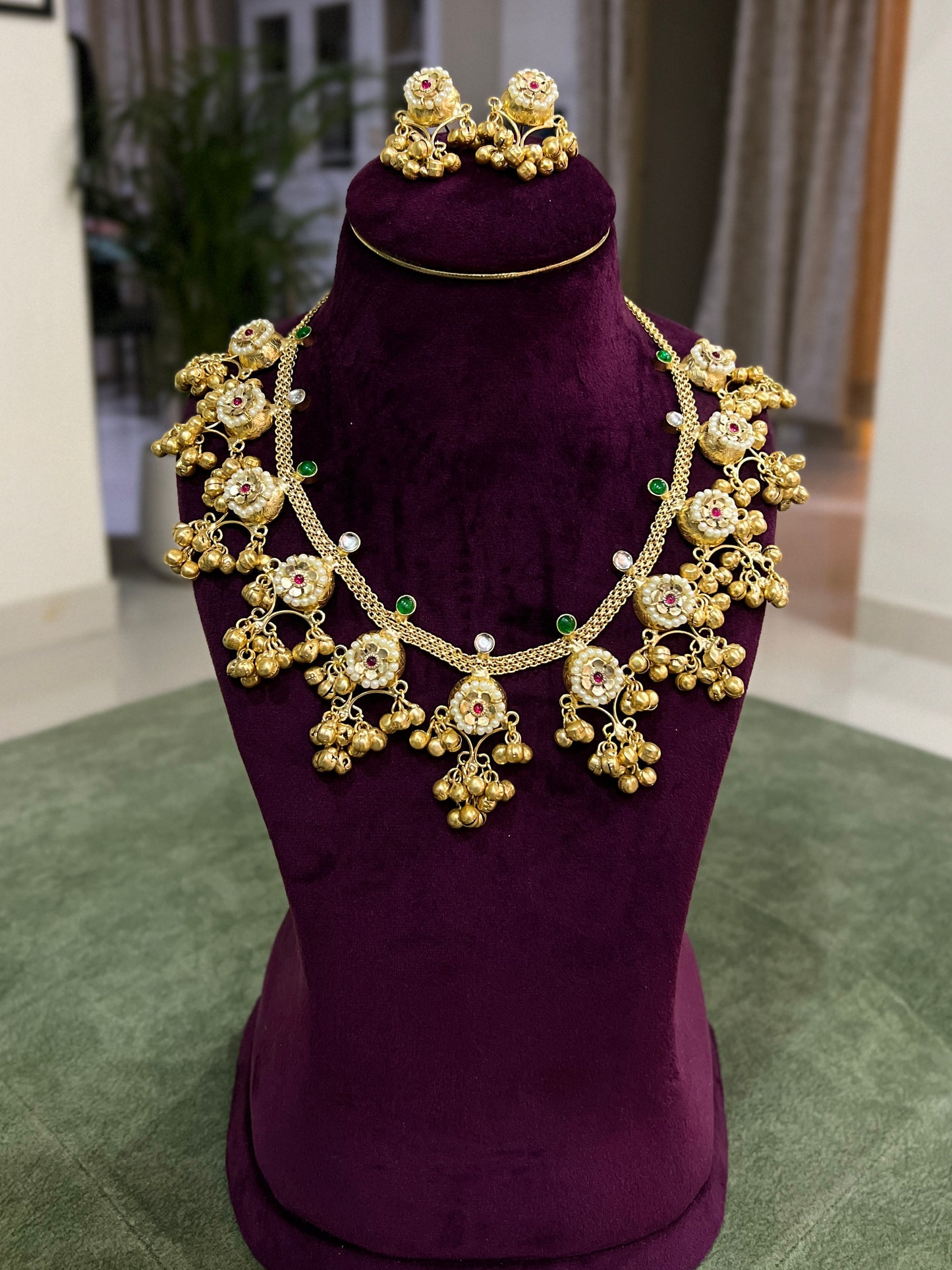 Aashvi Ghungroo Necklace Set DB-GP120001Z2