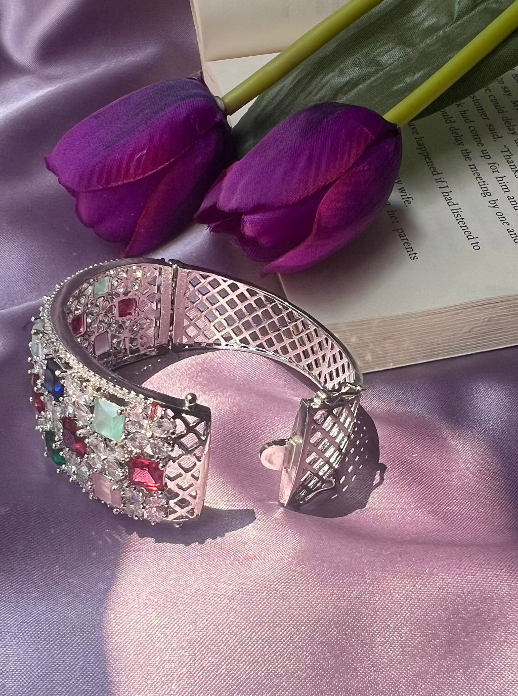 American Diamond Bracelet (Multicolour AD) DB-AD11607Z6