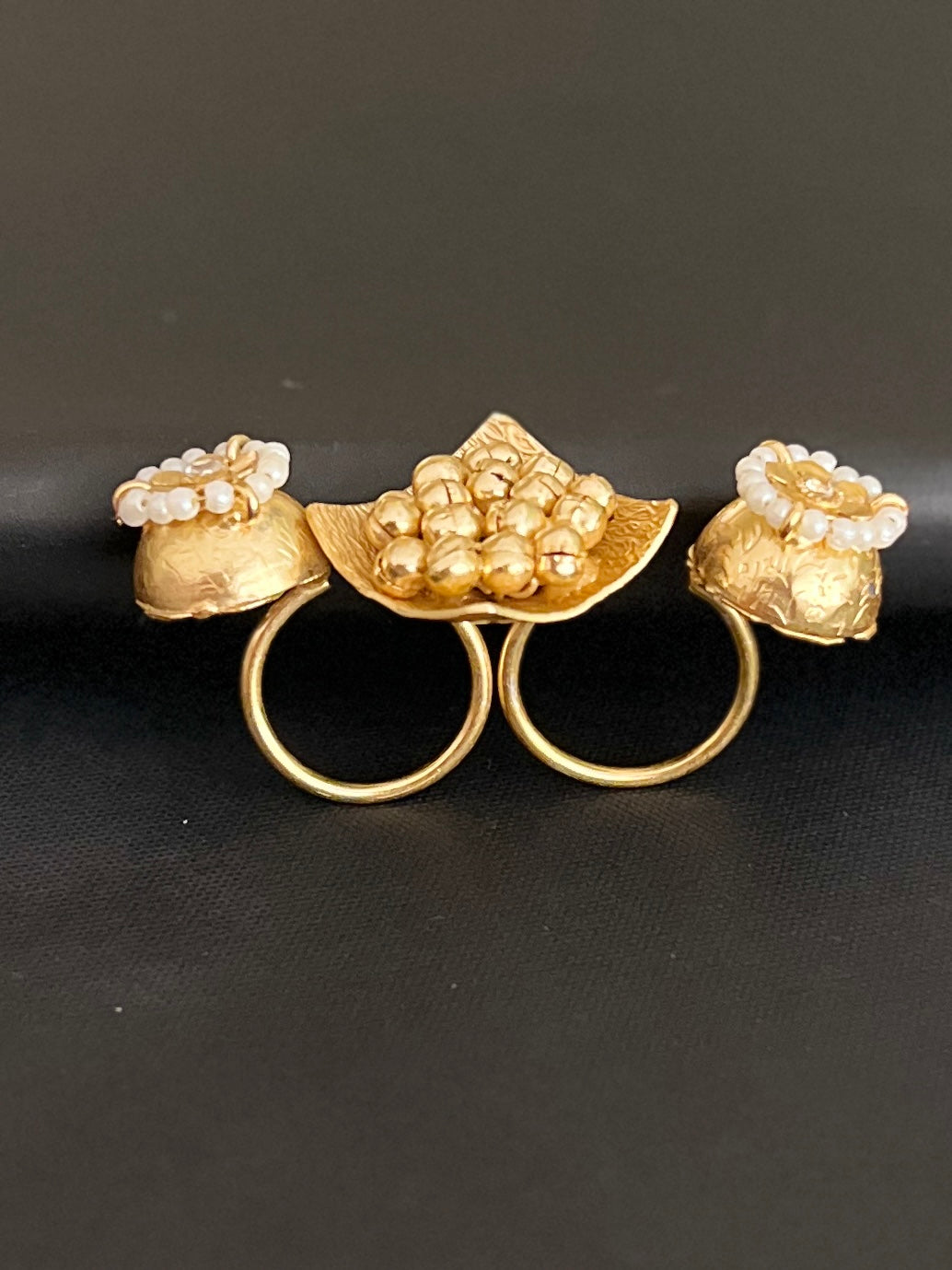Niharika Double Finger Ring DB-GP15001Z2