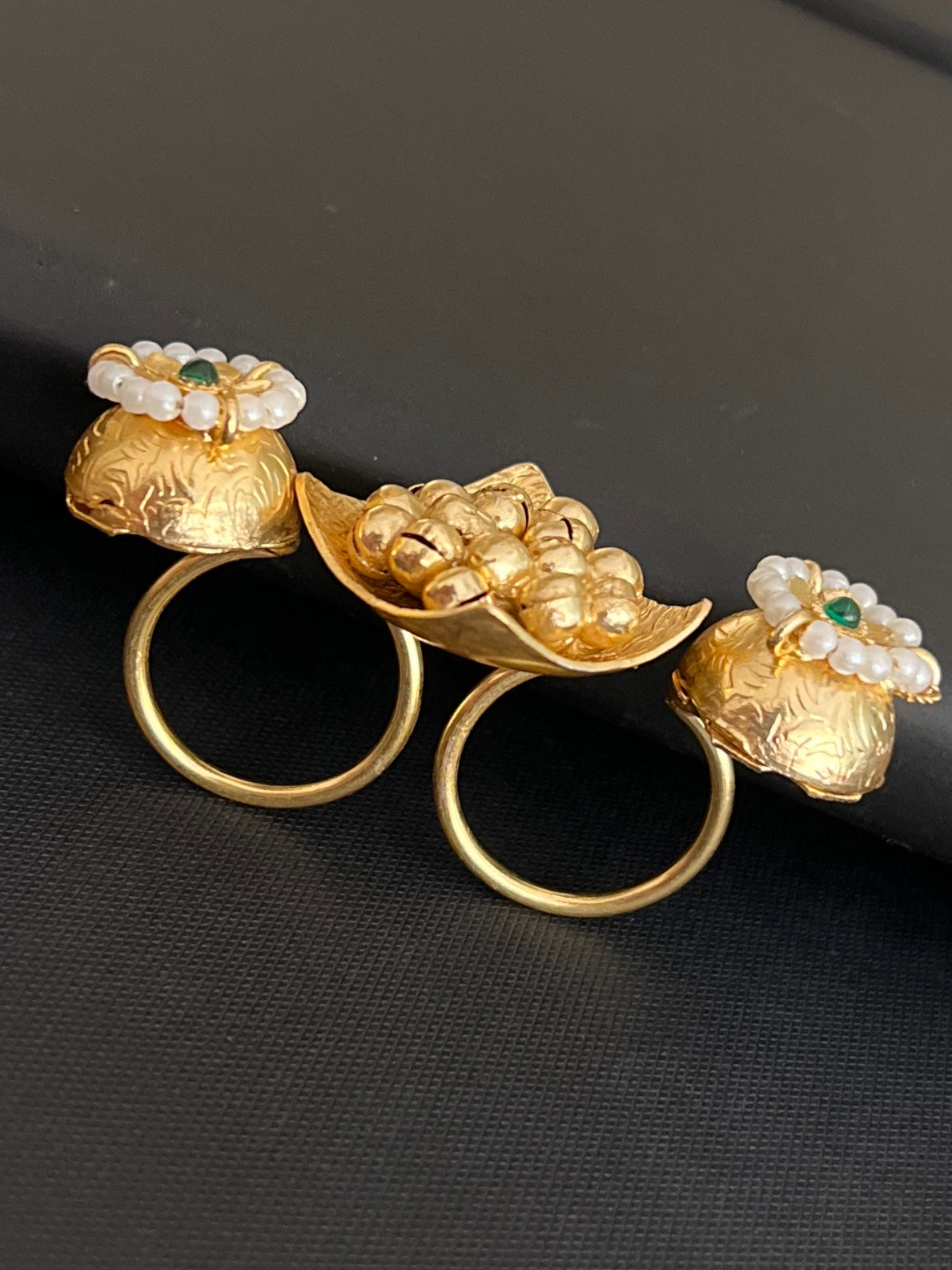 Niharika Double Finger Ring DB-GP15001Z2