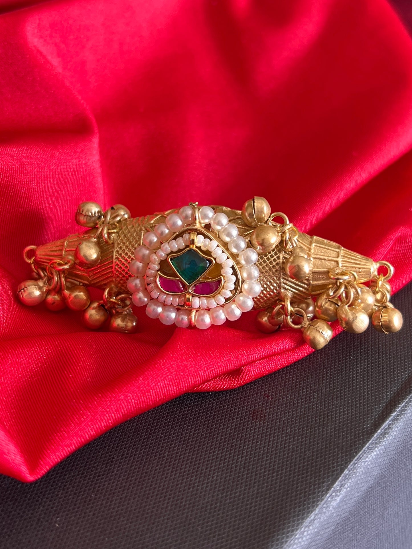 Rukhsar Kundan Statement Ring DB-GP15001Z2