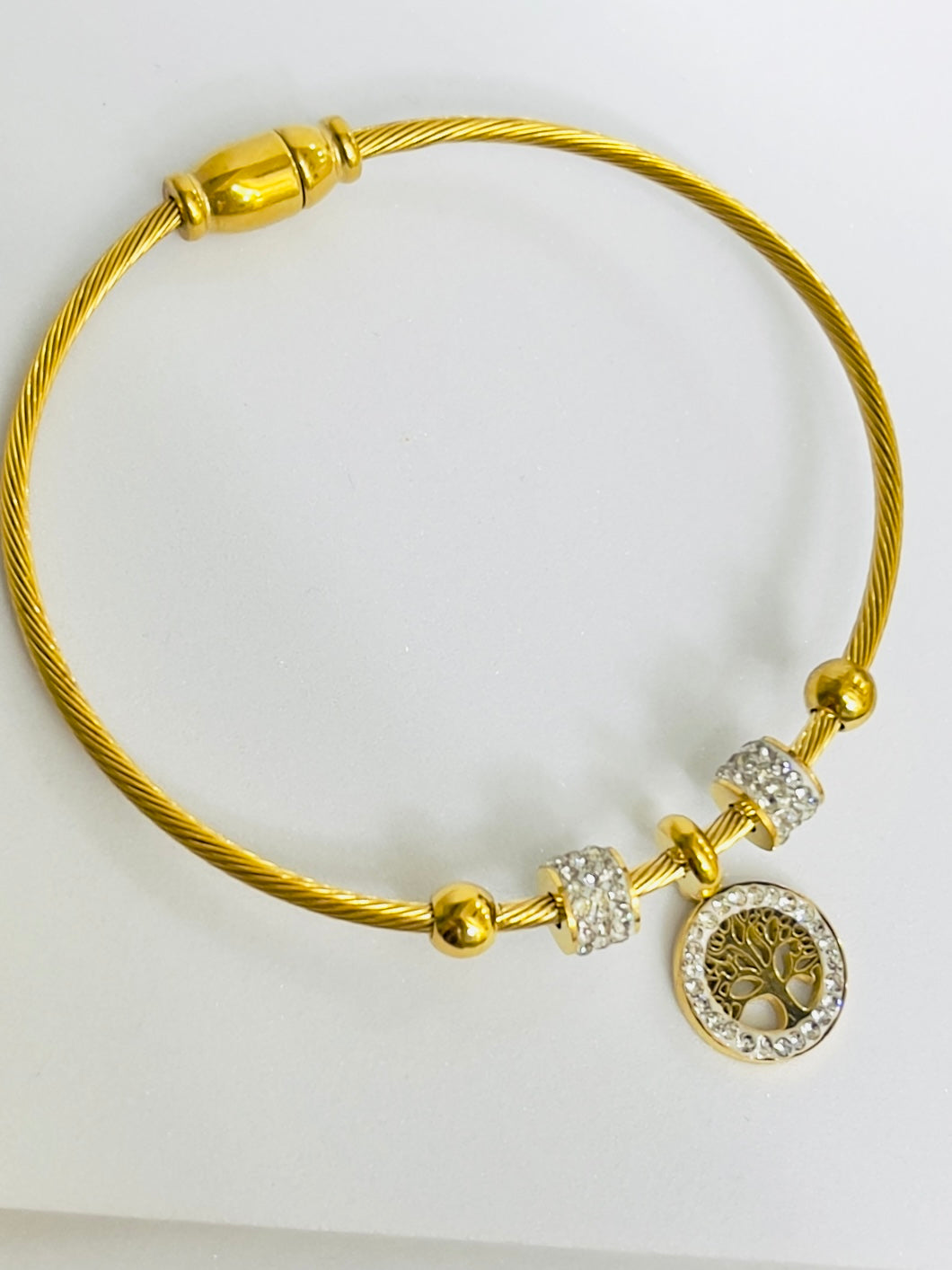 Ashley Tree of Life Bangle Bracelet