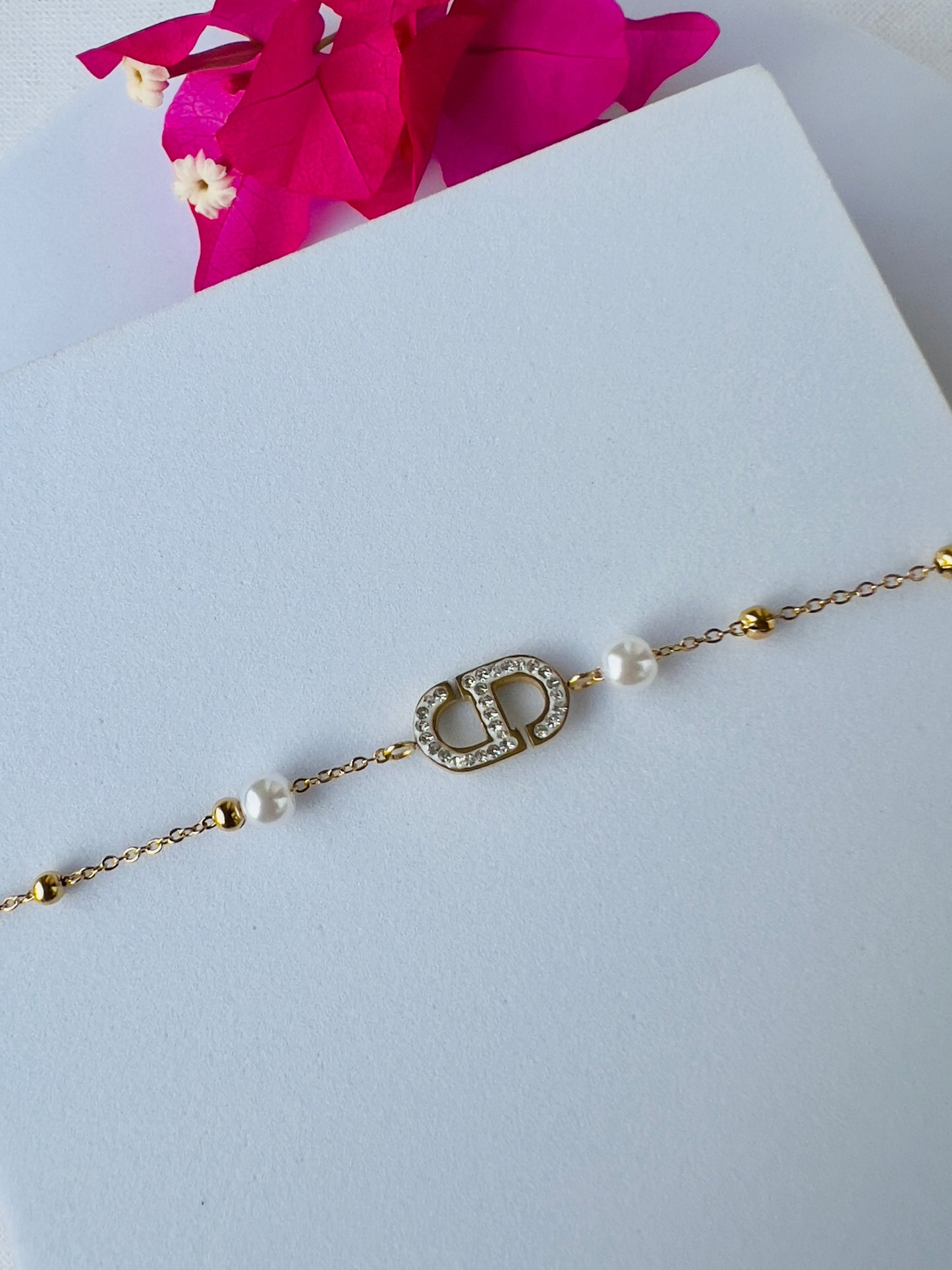 Coco Pearl Chain Bracelet