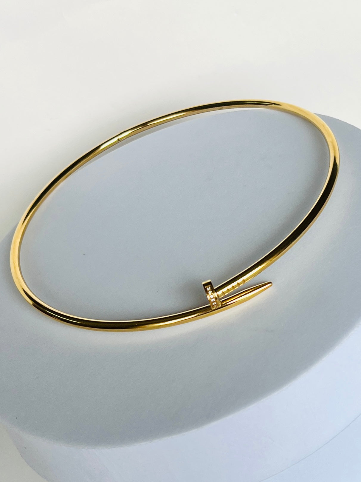Gold Plated Sleek Hasli Necklace