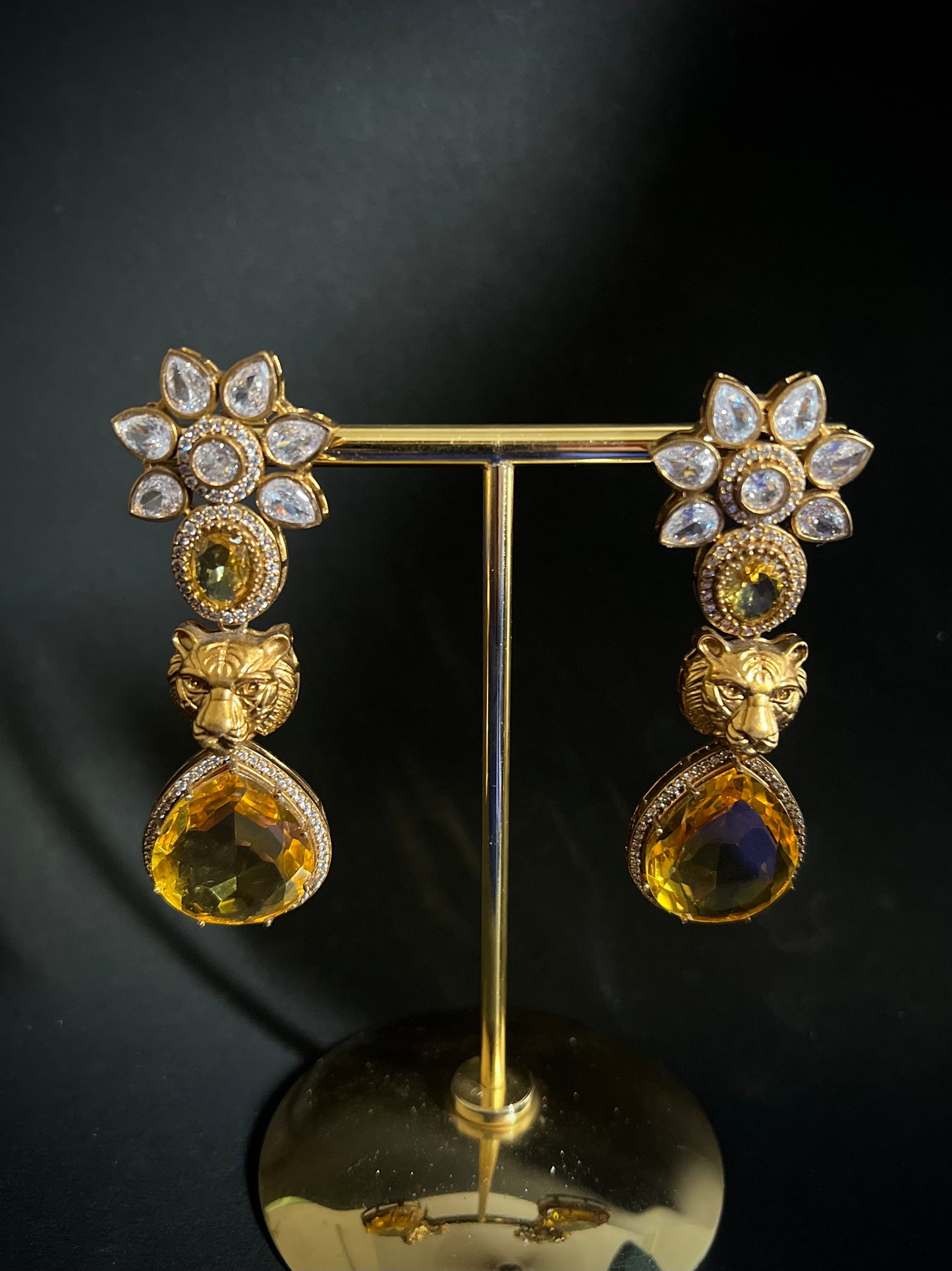 Sabyasachi Inspired Doublet Stone Earrings DB-SS11280Z6