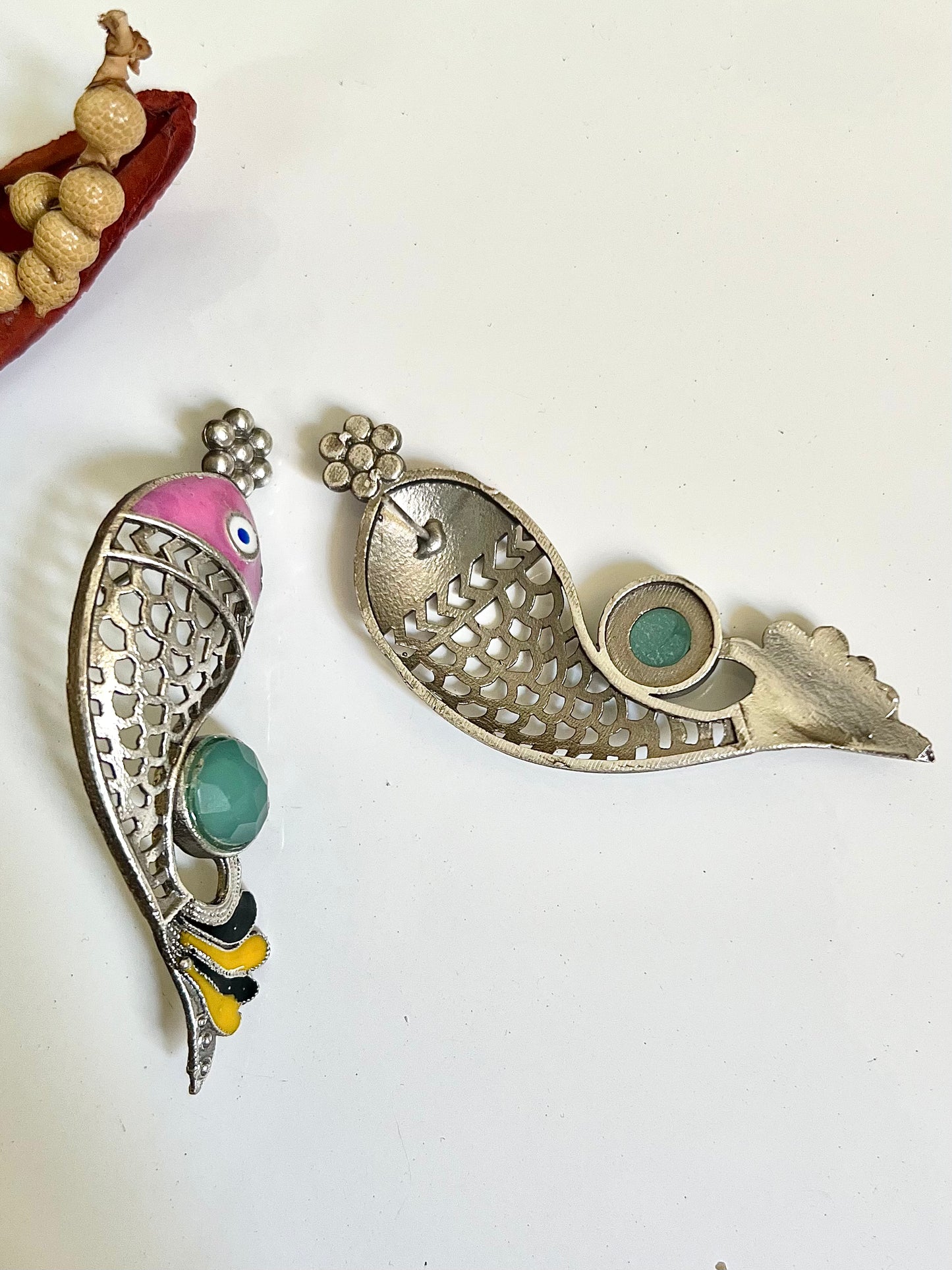 Silver Fish Stud Earrings DB-SR1400Z2