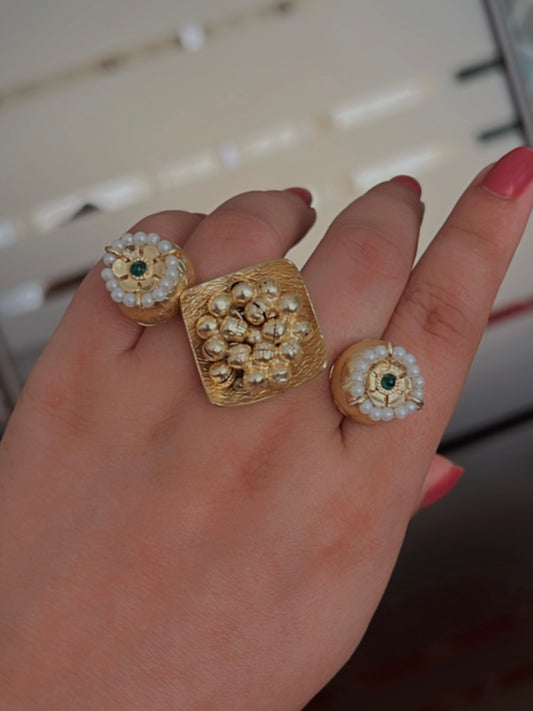Niharika Double Finger Ring  DB-GP15001Z2