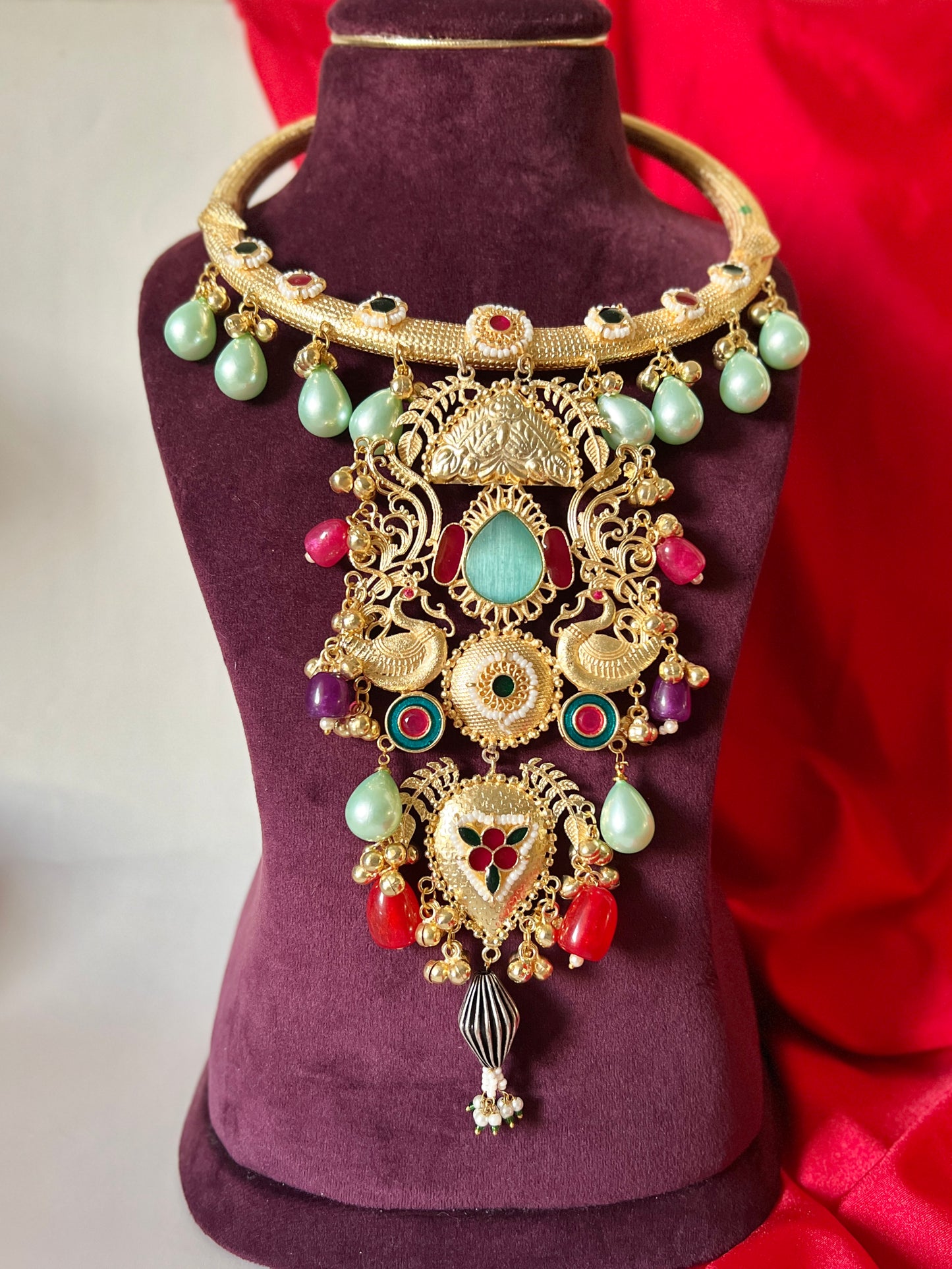 Mannat Rajwadi Hasli Statement Necklace DB-GP13000Z2