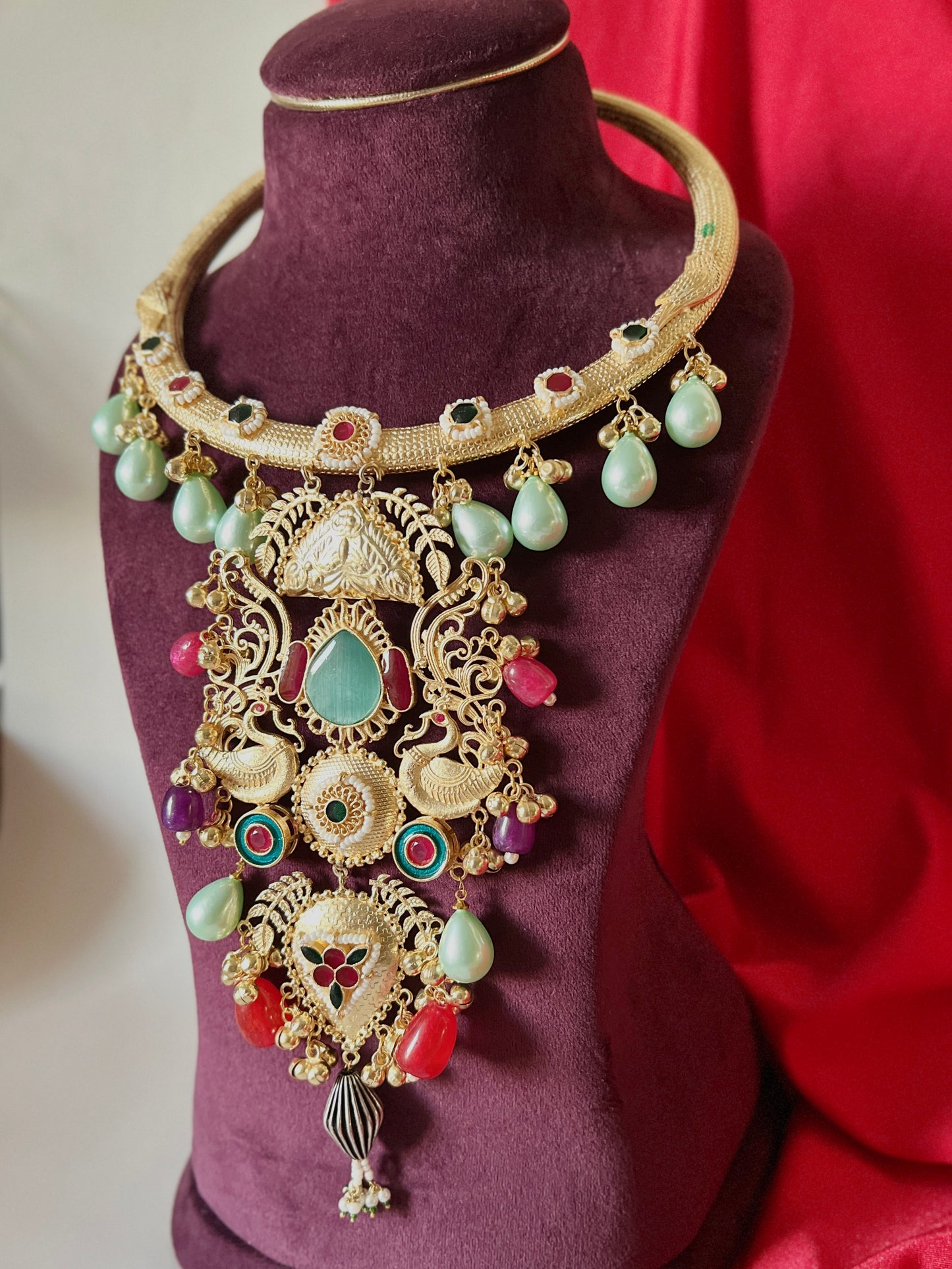 Mannat Rajwadi Hasli Statement Necklace DB-GP13000Z2