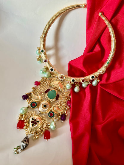 Mannat Rajwadi Hasli Statement Necklace DB-GP13000Z2