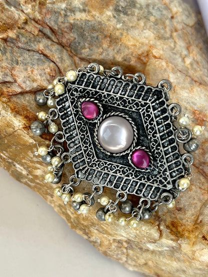 Disha Oxidised Finger Ring DB-OX5000Z2