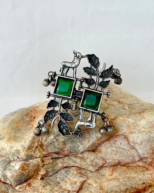Latika Oxidised Finger Ring DB-OX5000Z2