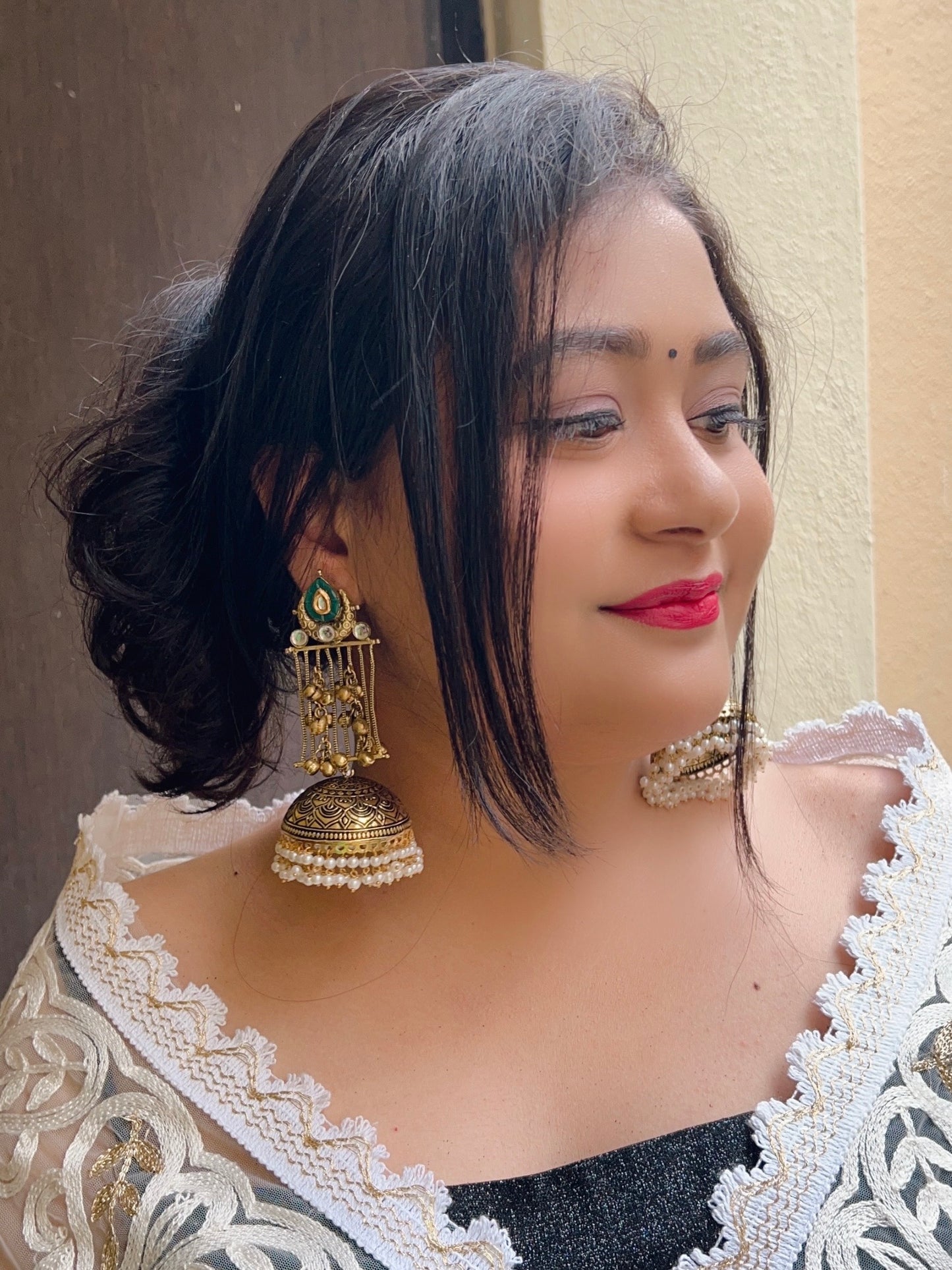 Rooh Jhumka Earrings DB-GP21800Z2