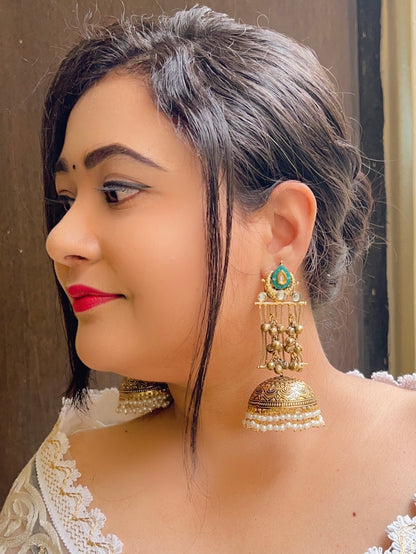 Rooh Jhumka Earrings DB-GP21800Z2