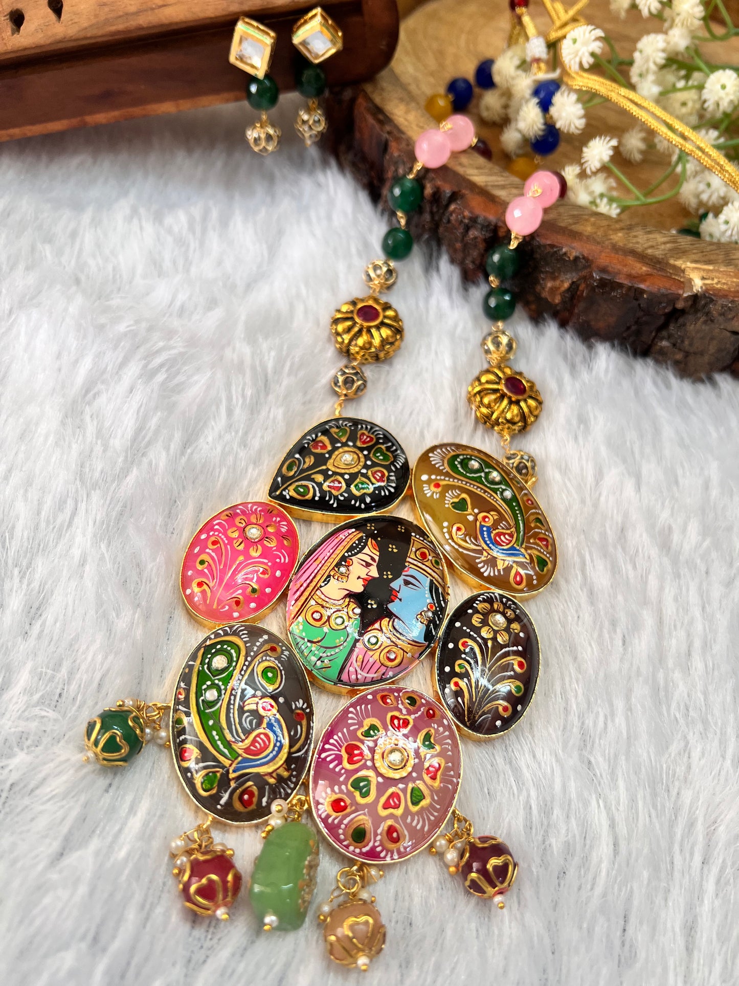 Raja Rani Statement Necklace