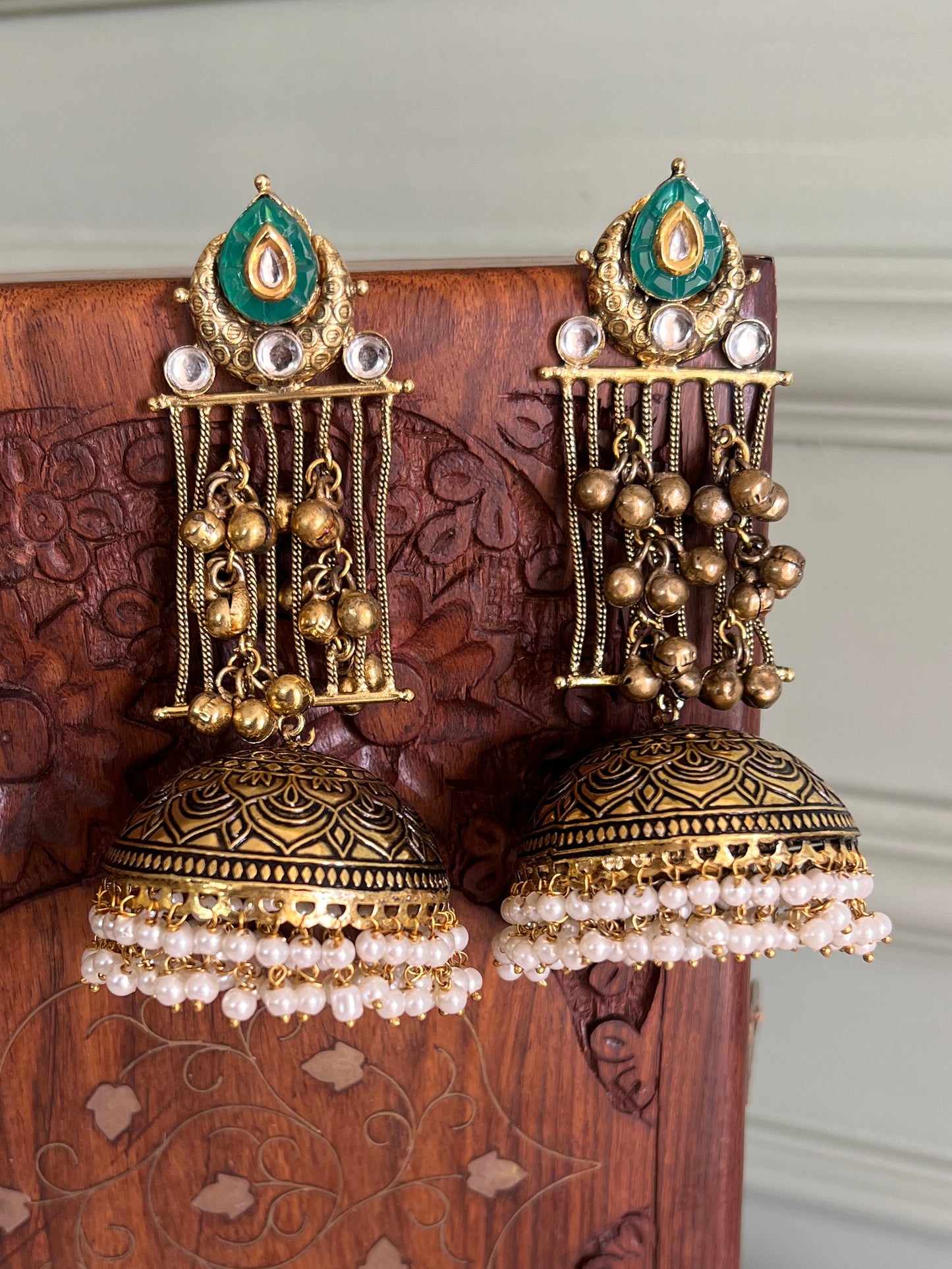 Rooh Jhumka Earrings DB-GP21800Z2