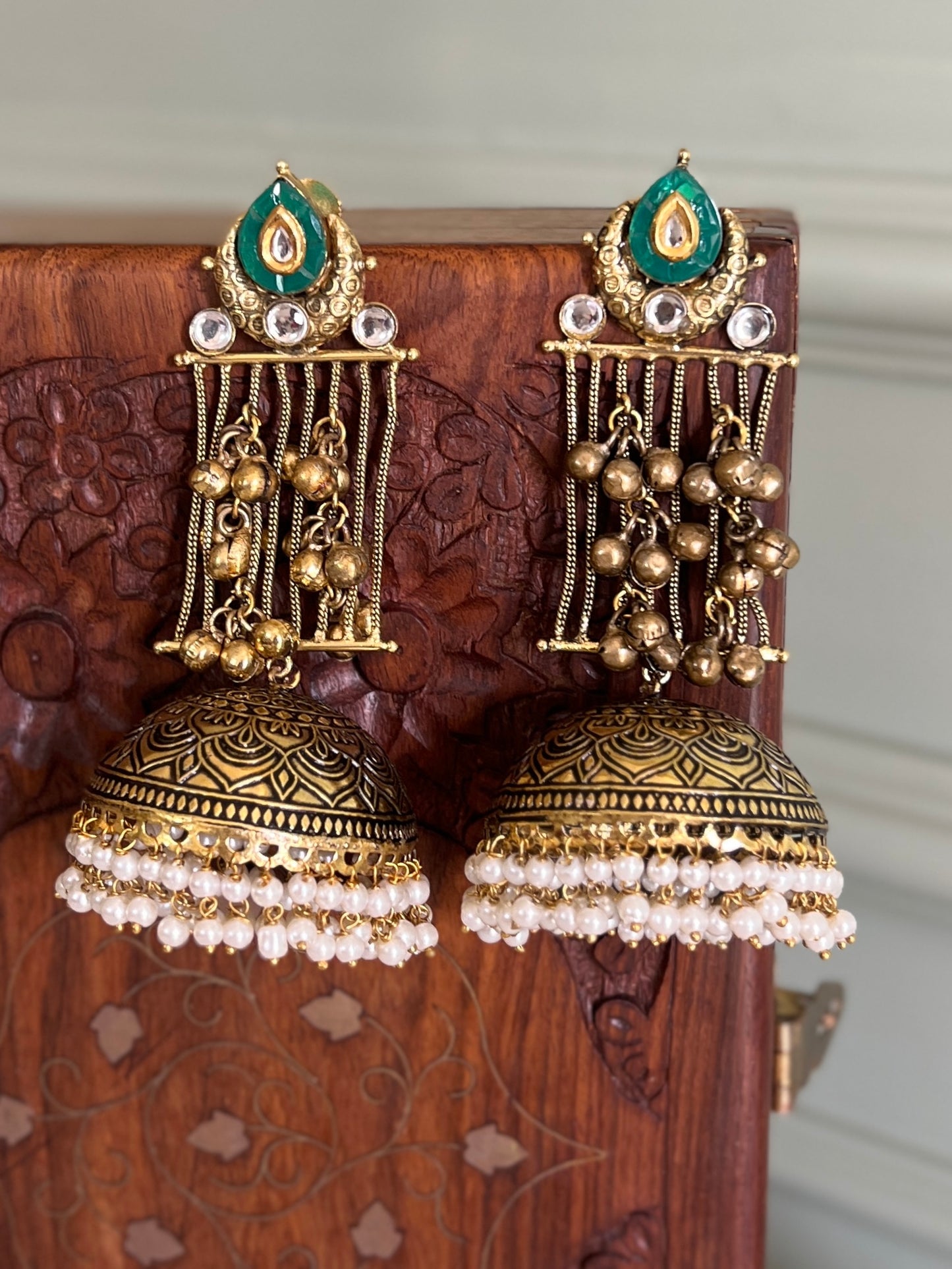 Rooh Jhumka Earrings DB-GP21800Z2