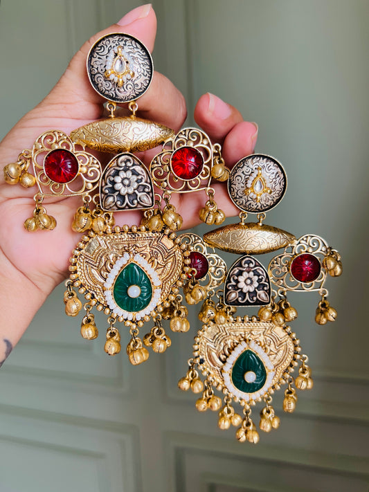 Khwaab Statement Dangler Earrings DB-GP128000Z2
