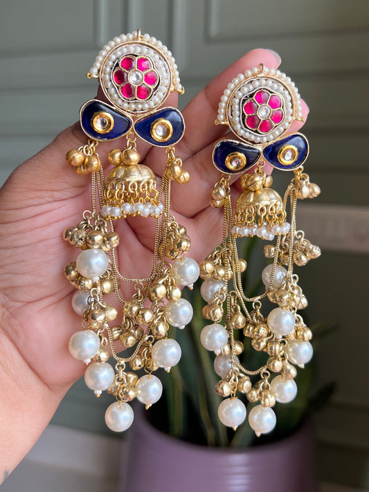 Mira Pachi Kundan Dangler Earrings DB-GP17402Z2