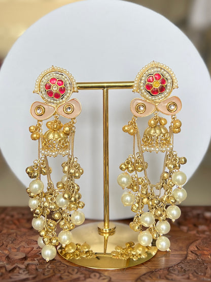Mira Pachi Kundan Dangler Earrings DB-GP17402Z2
