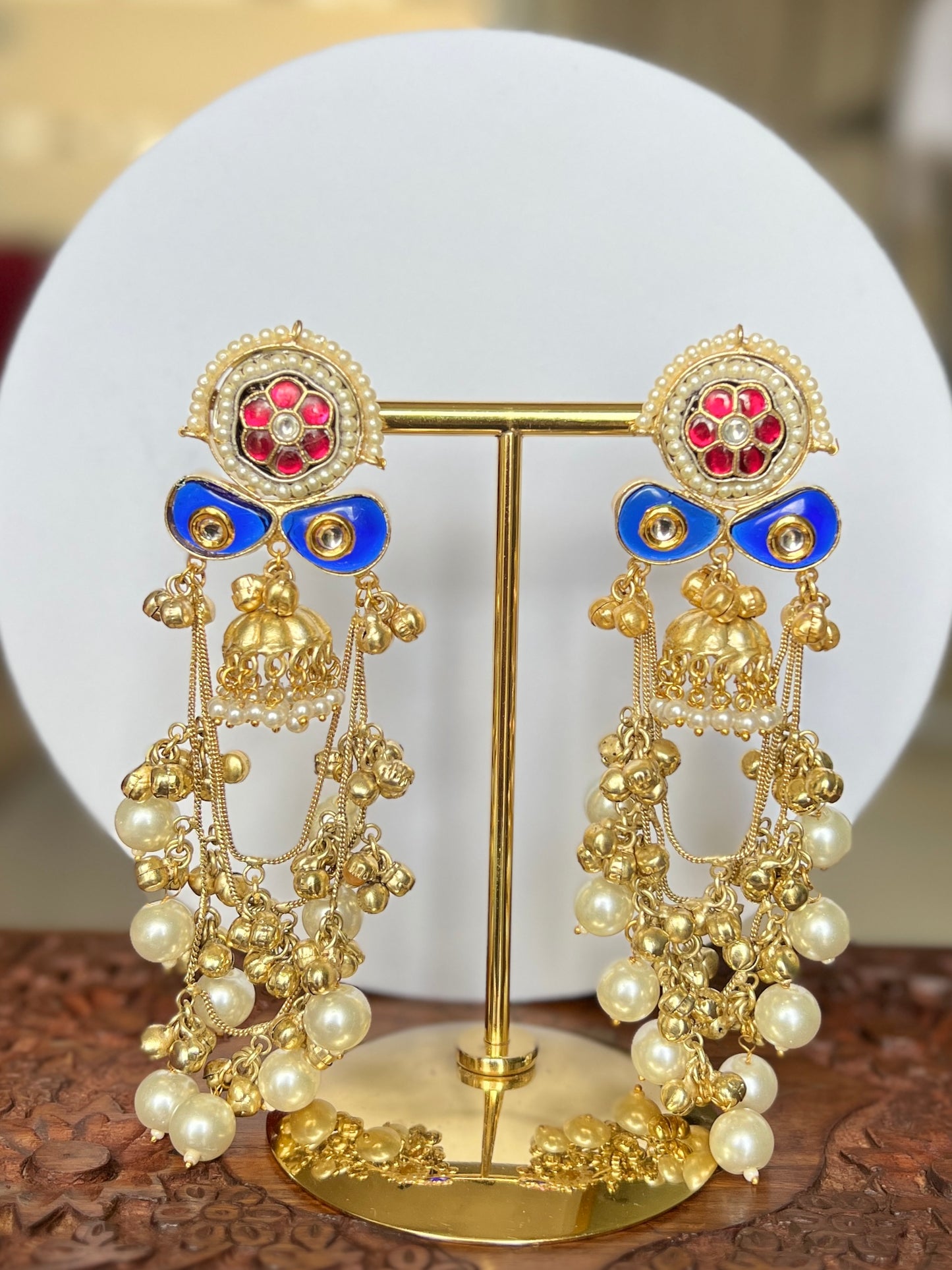 Mira Pachi Kundan Dangler Earrings DB-GP17402Z2