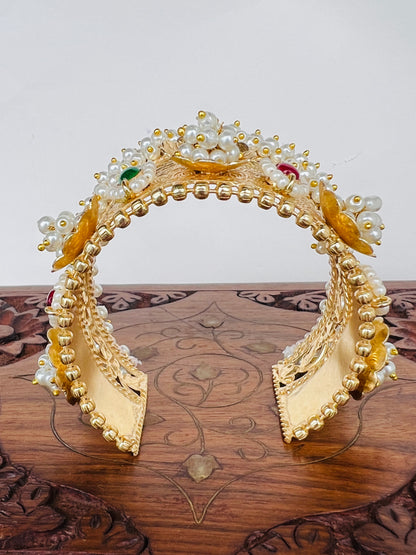Vaidehi Gold Plated Kundan Kada DB-GP11250Z2