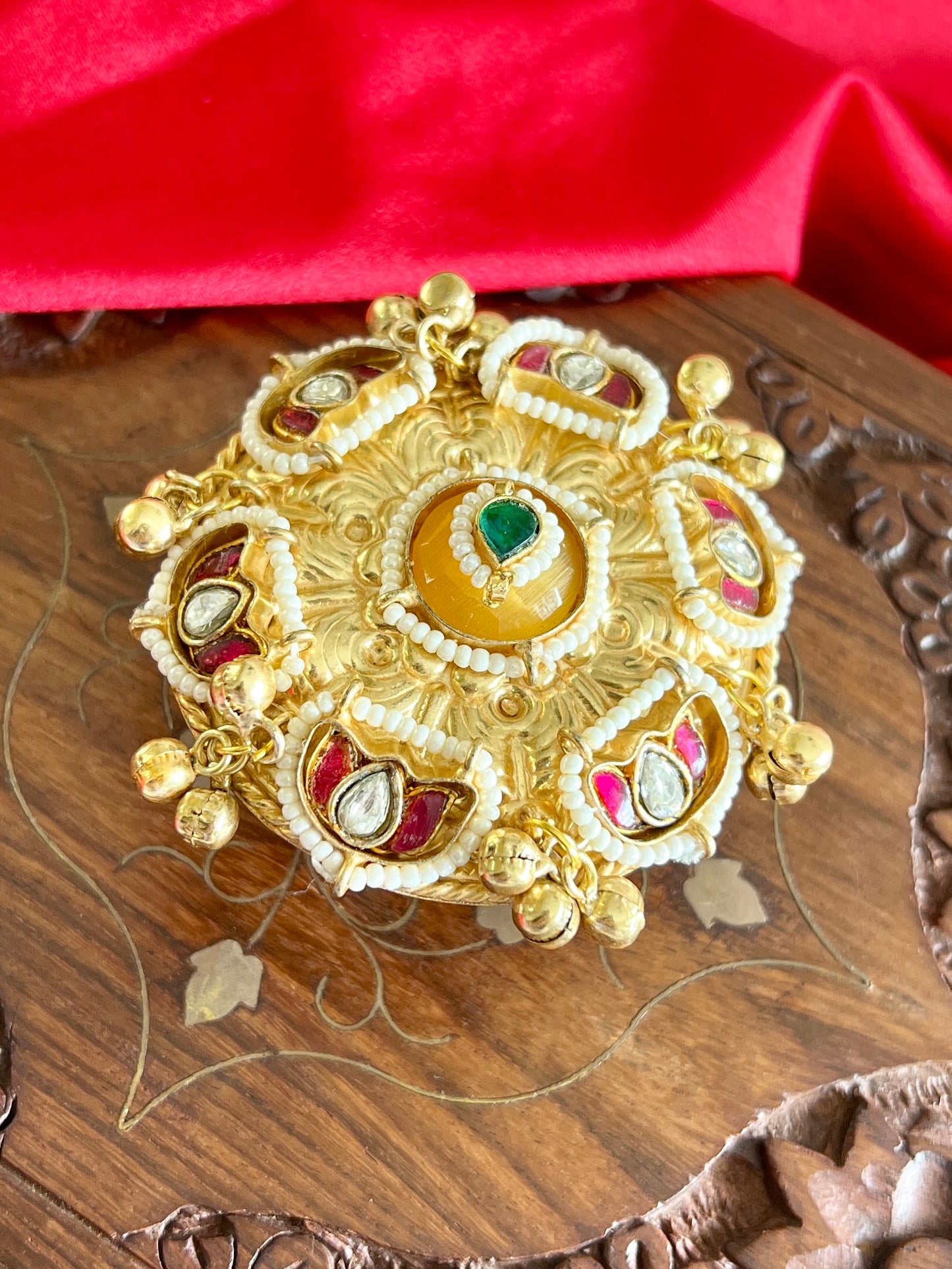 Tarini Kundan Statement Ring DB-GP113601Z2