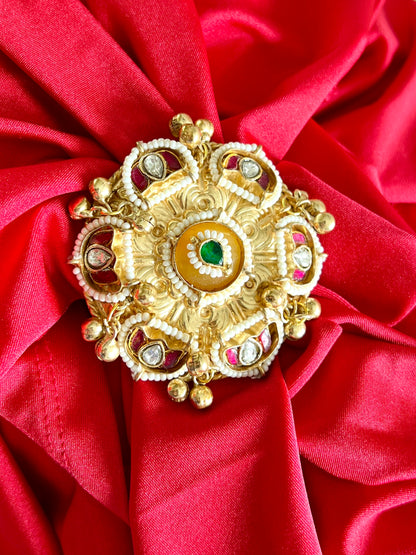 Tarini Kundan Statement Ring DB-GP113601Z2