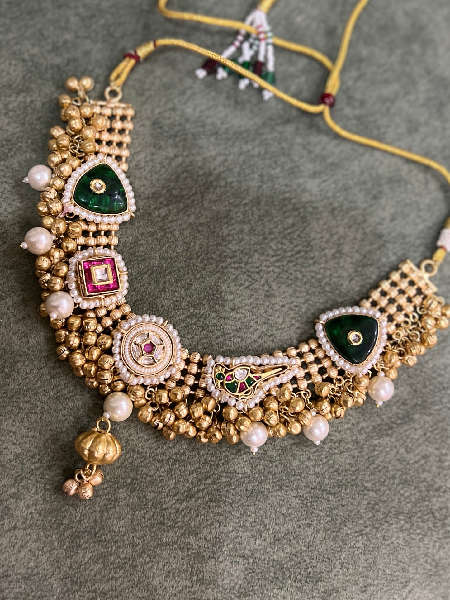 Niharika Fusion Jadau Necklace DB-GP142001Z2