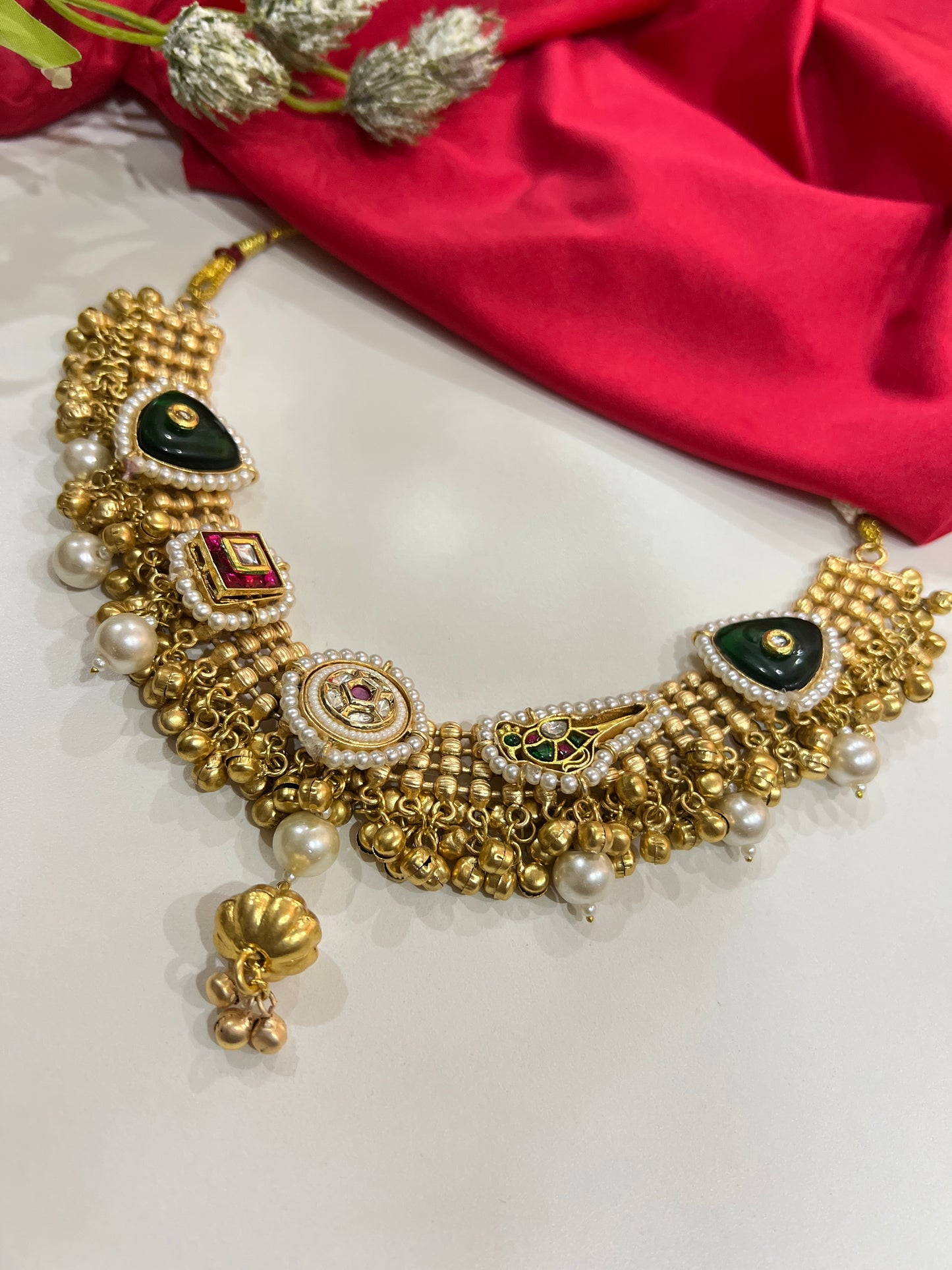Niharika Fusion Jadau Necklace DB-GP142001Z2