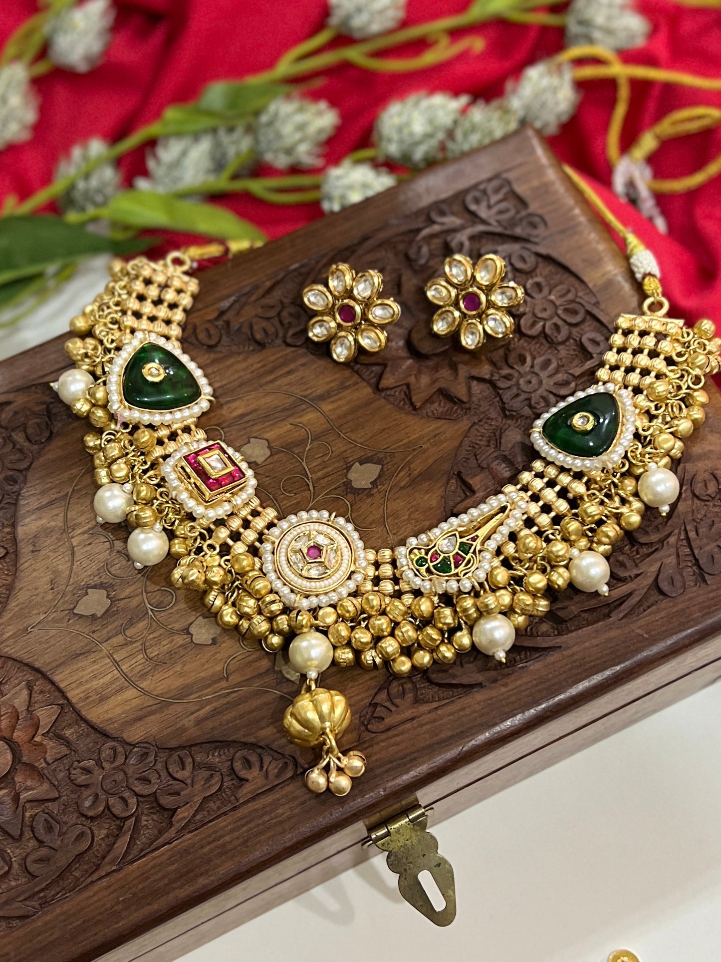 Niharika Fusion Jadau Necklace DB-GP142001Z2